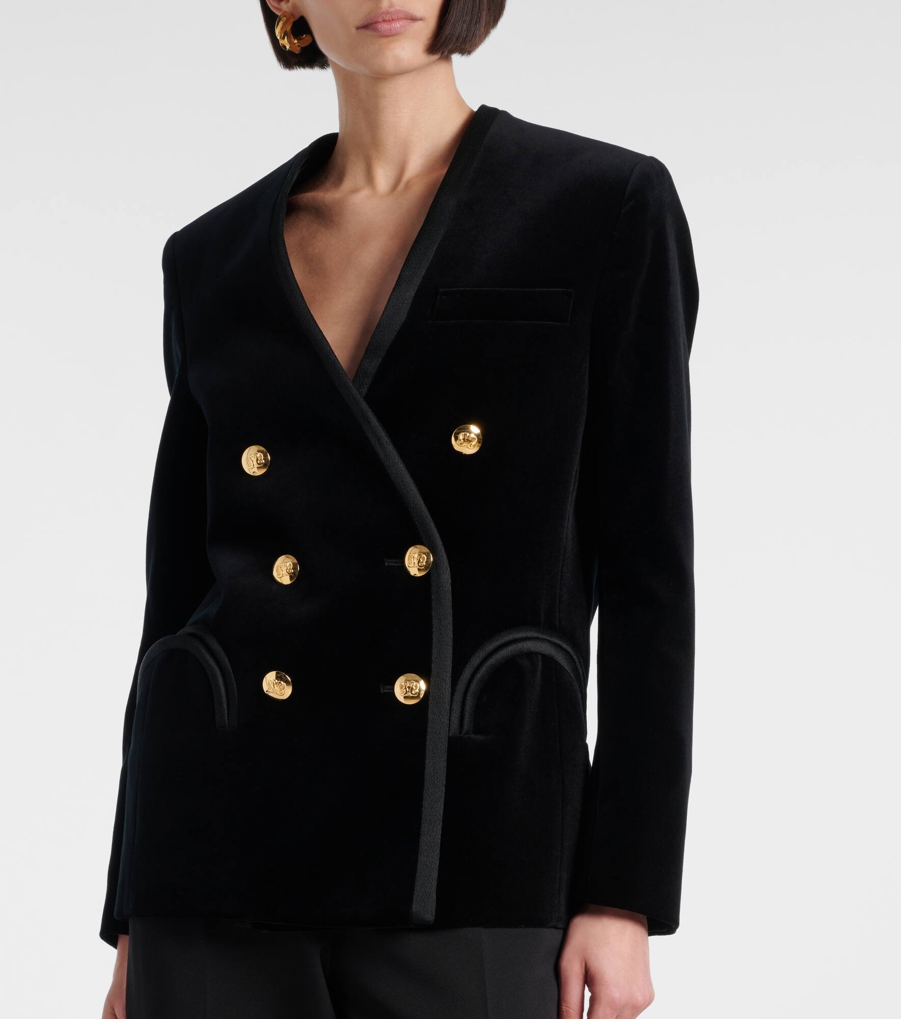 Jealousy Sunset velvet blazer - 6