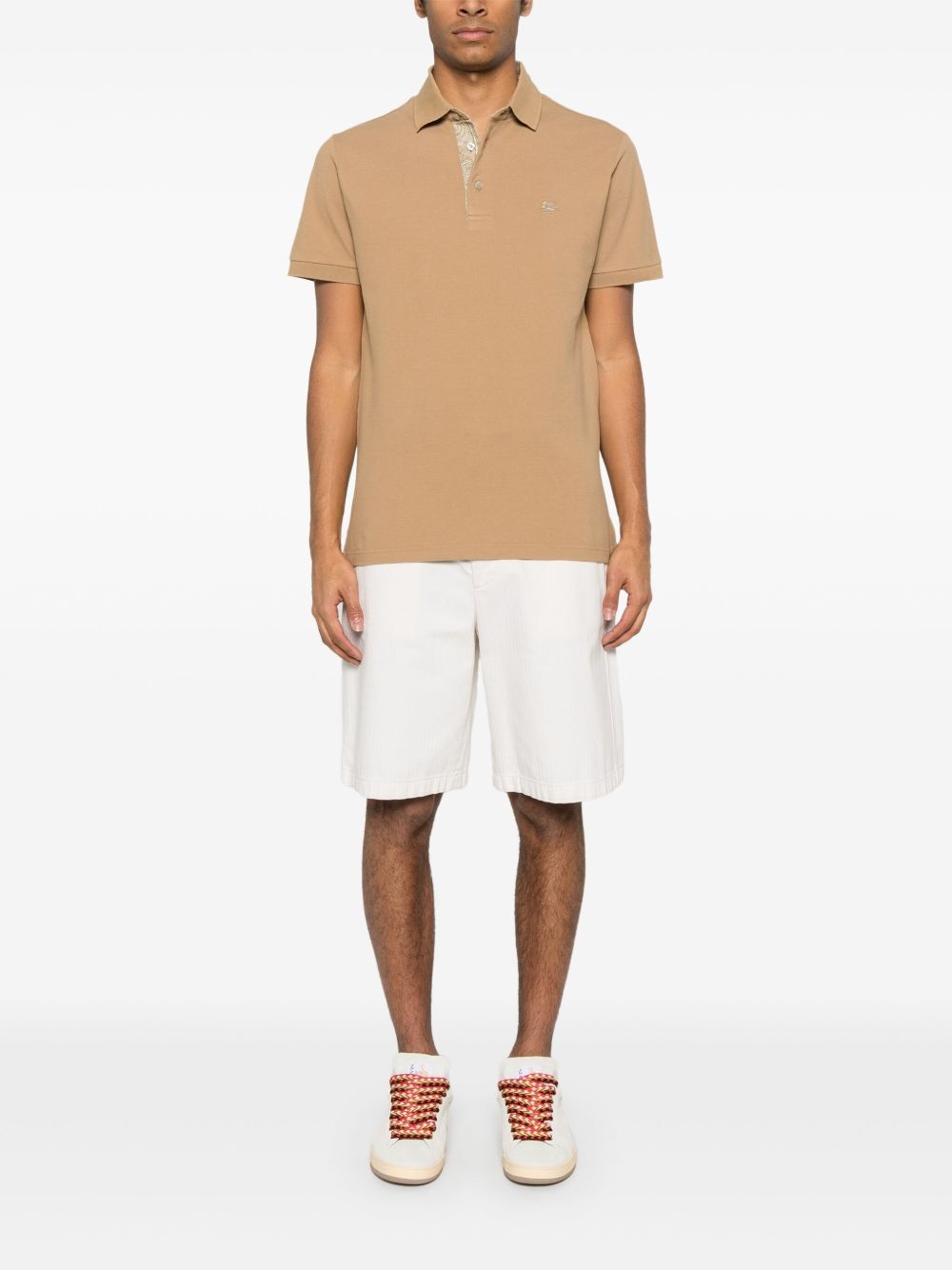 Pegaso-embroidered polo shirt - 2