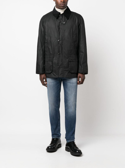 Barbour collared wax jacket outlook