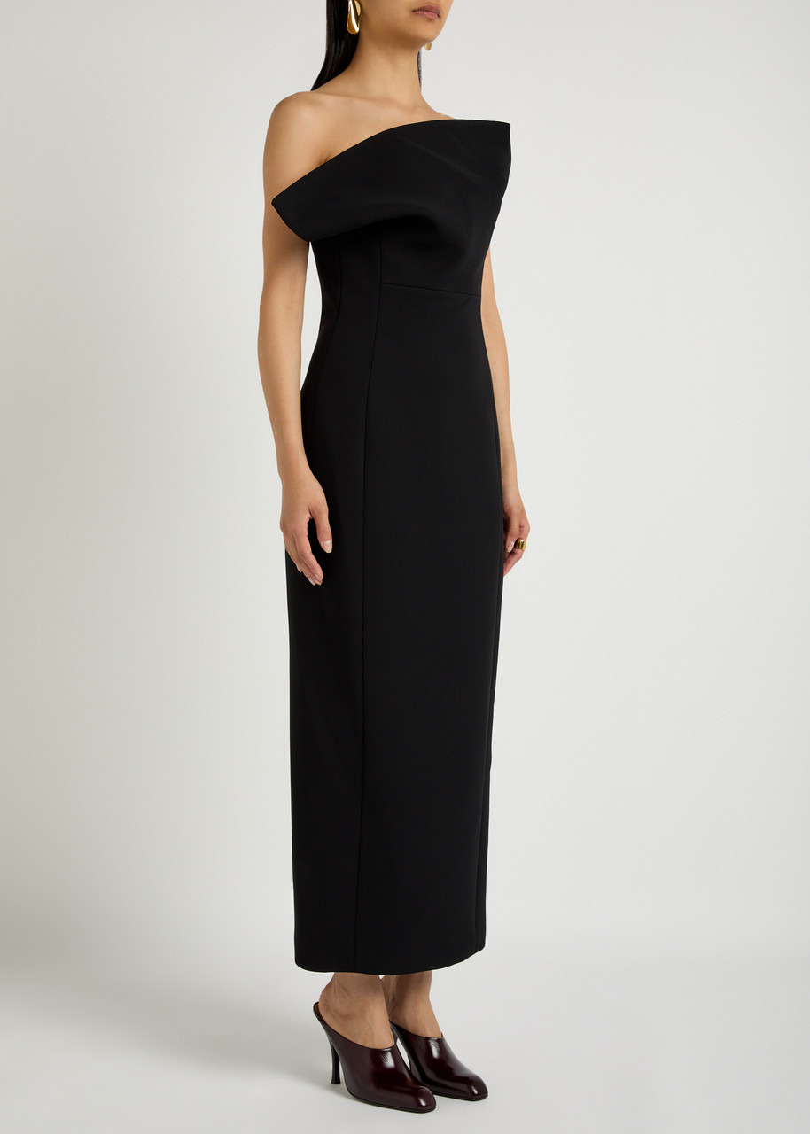 Khaite Cato Strapless Woven Midi Dress - 2