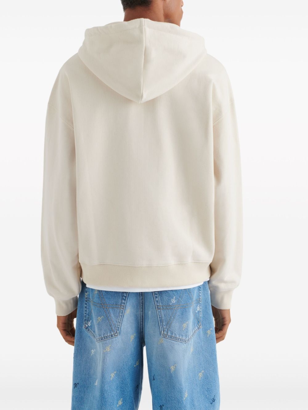 Field logo-print cotton hoodie - 4