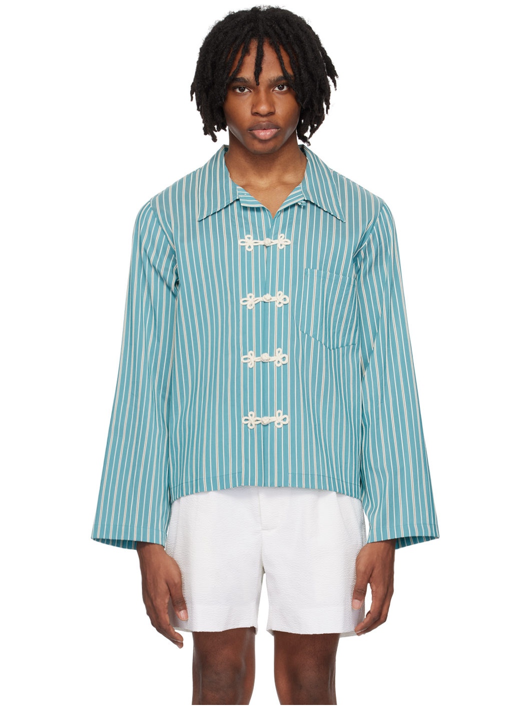 Blue Shore Stripe Shirt - 1