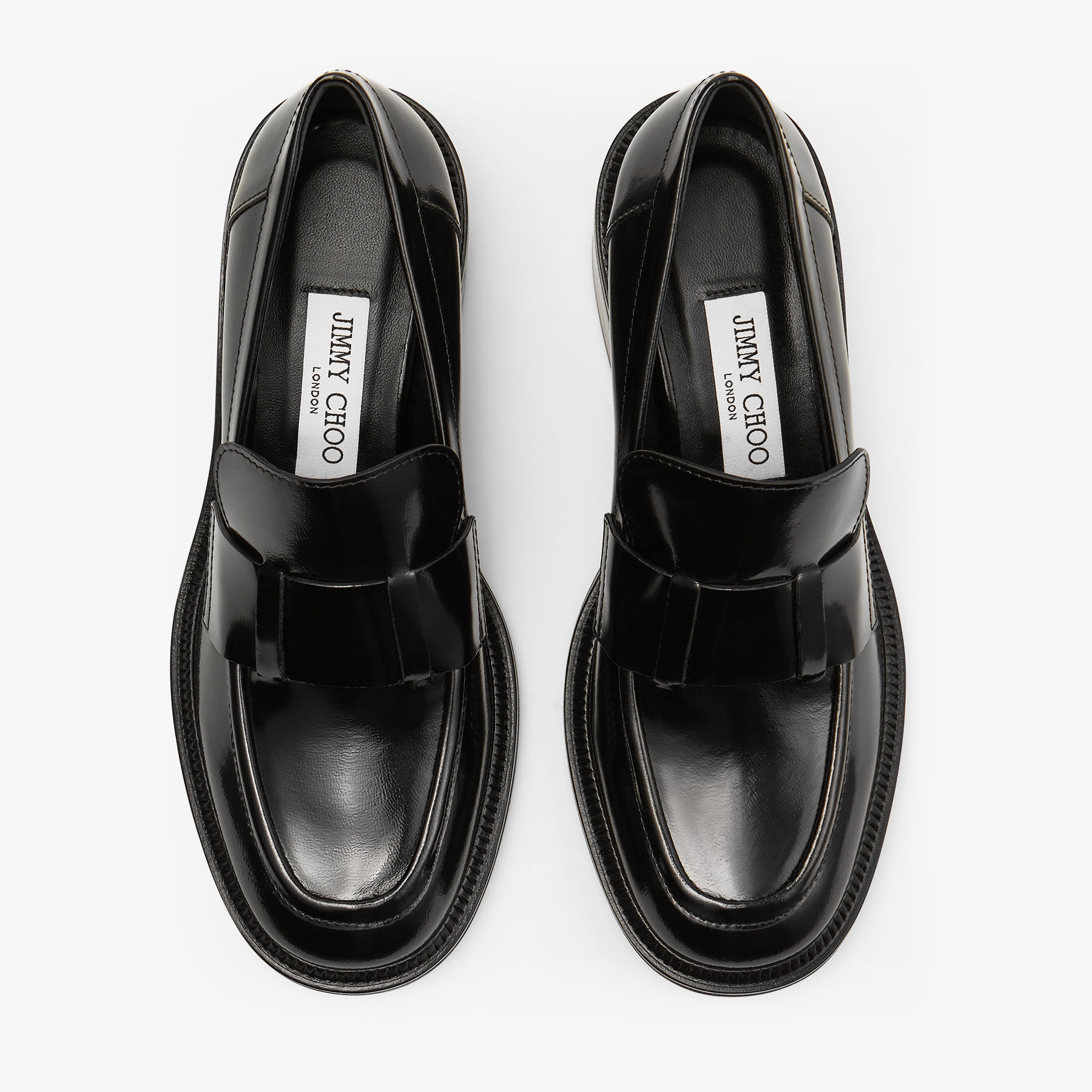 Tylor 60
Black Spazzolato Platform Loafers - 5
