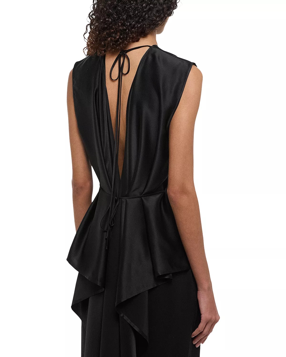 Silk Scarf Drape Top - 3
