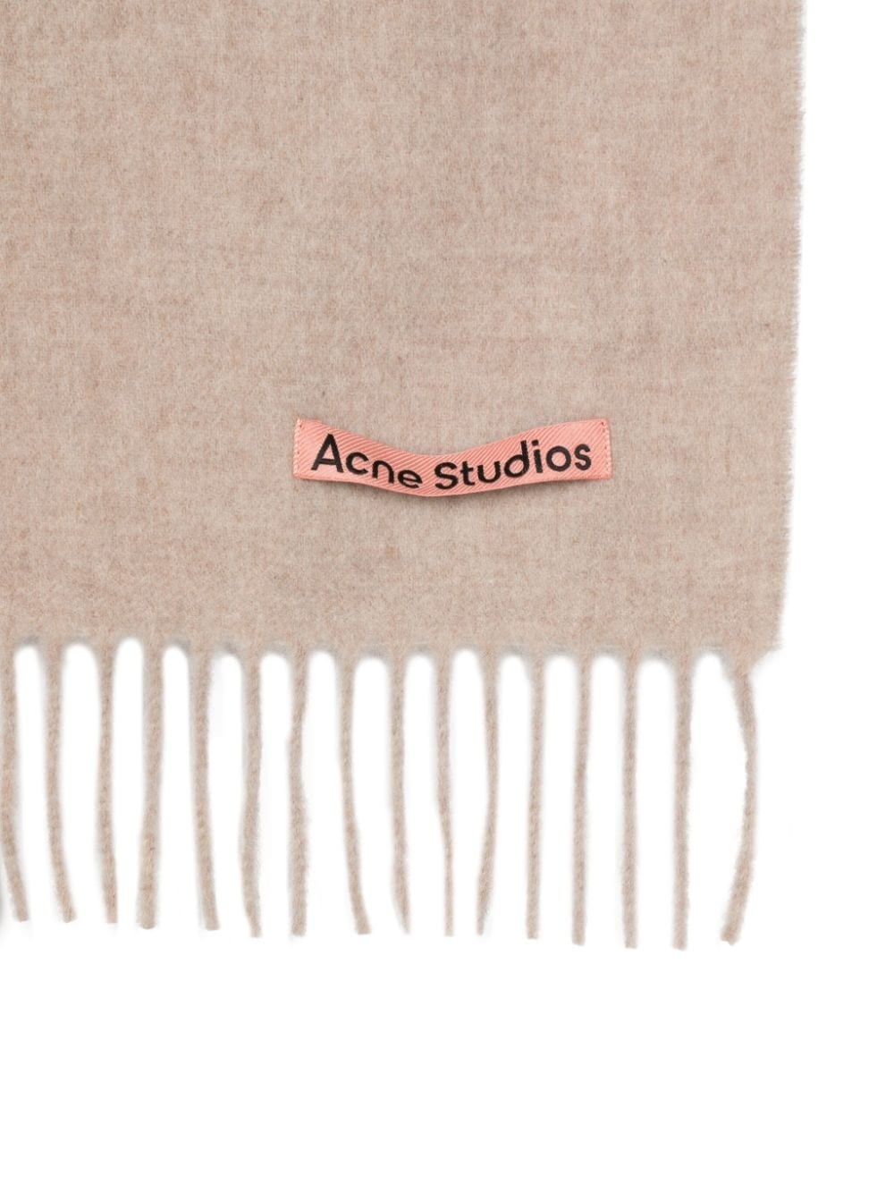 fringed wool scarf - 2