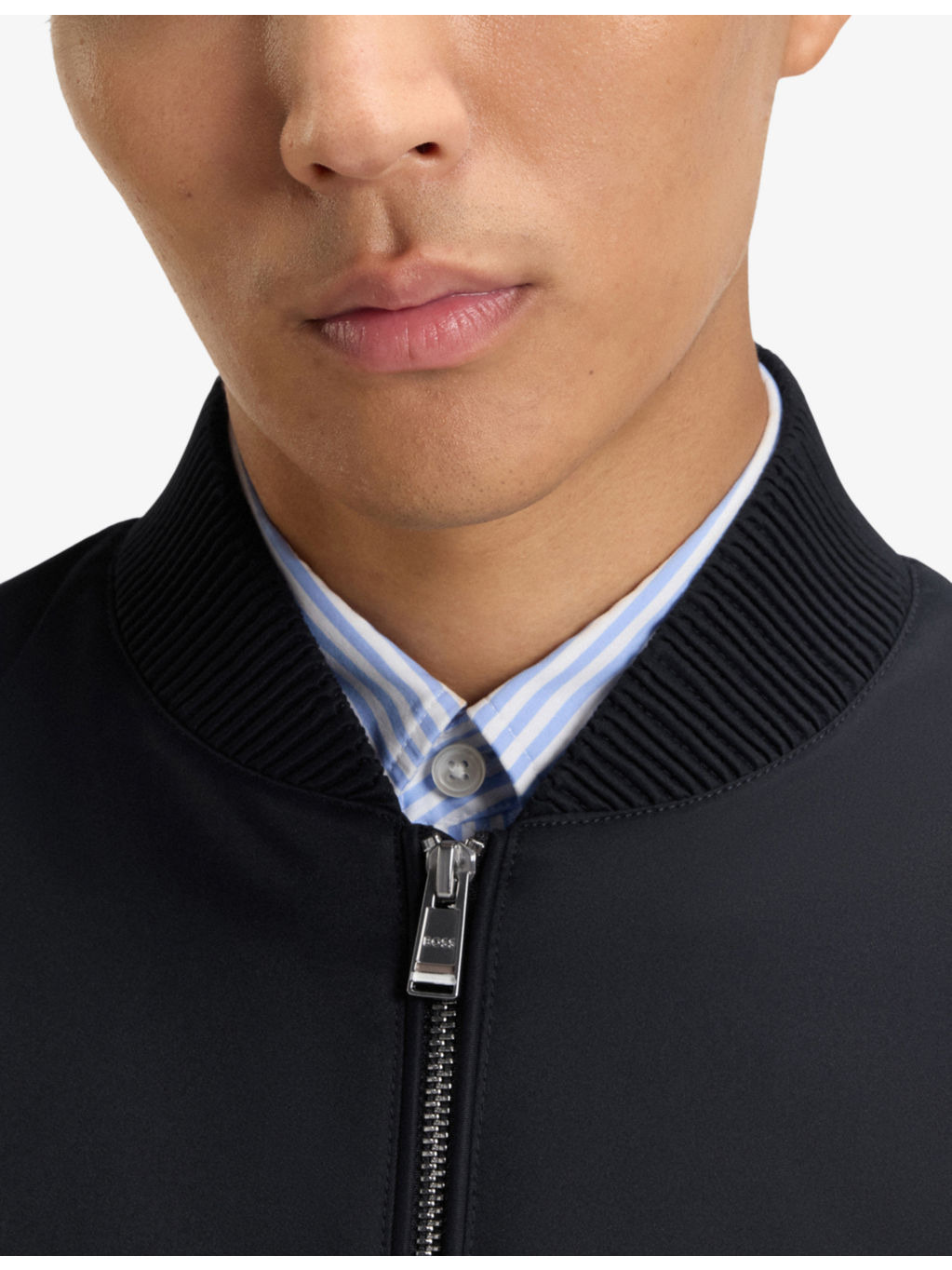 Monogram-Trim Woven Waterproof Jacket - 5