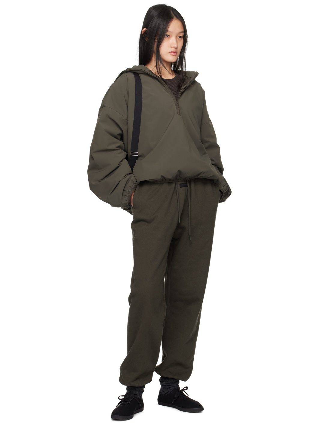 Gray Drawstring Sweatpants - 4