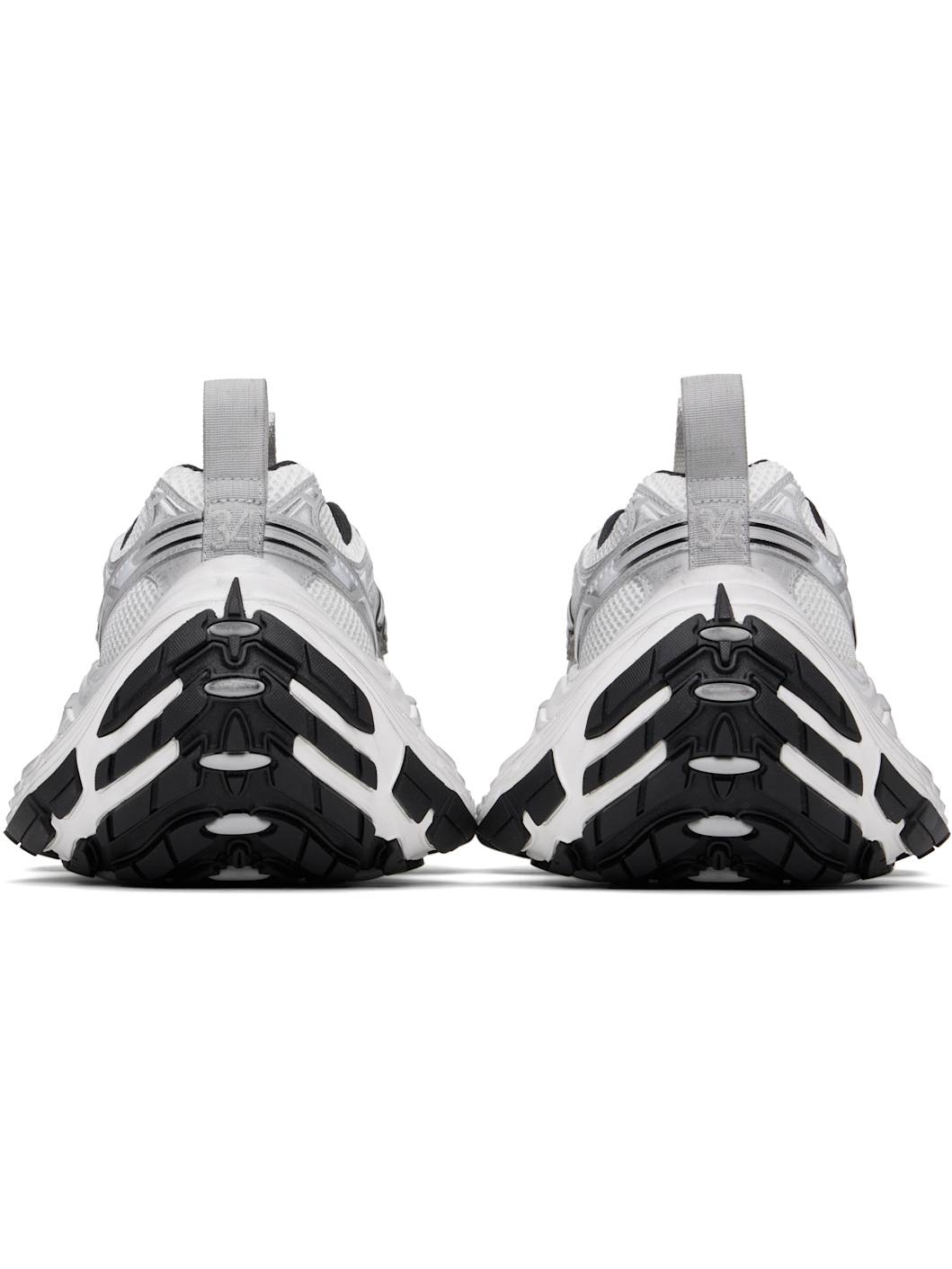 BALENCIAGA White & Gray 10XL Sneakers | ssense | REVERSIBLE