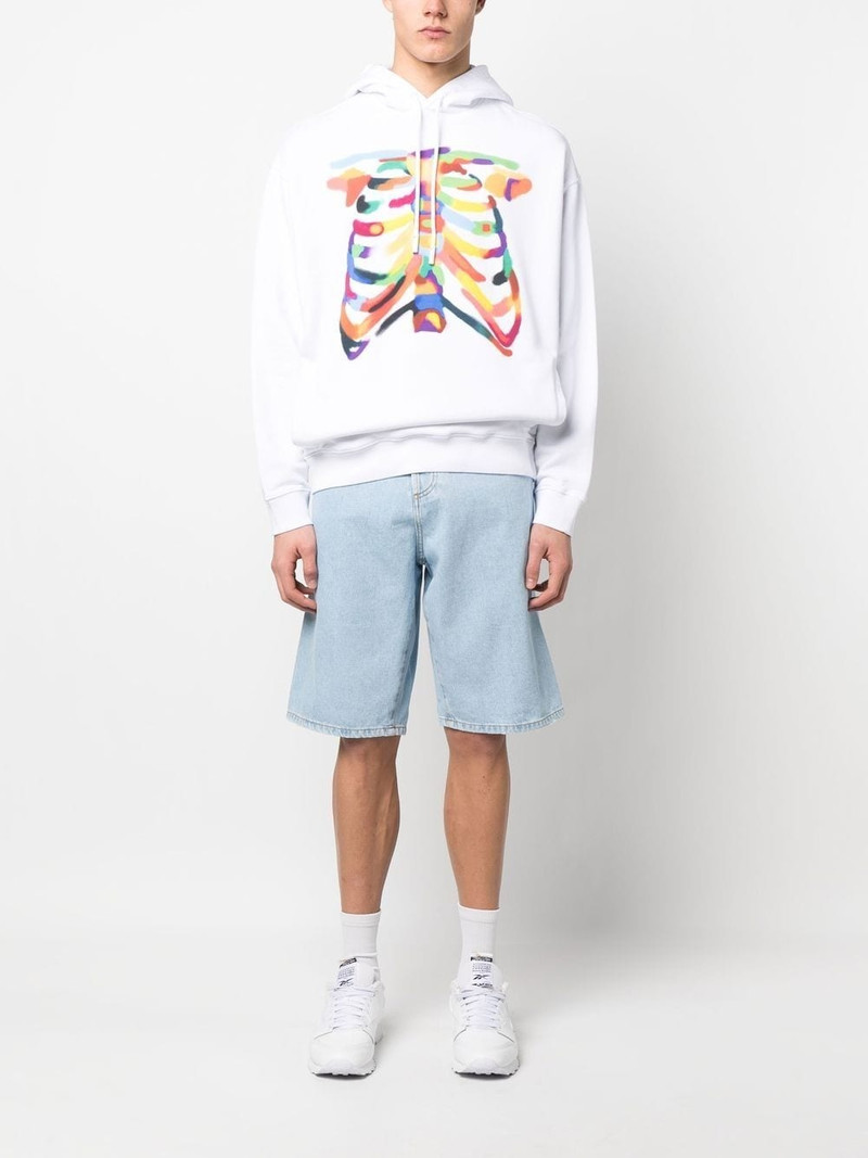 Marcelo Burlon County Of Milan graphic-print cotton hoodie outlook