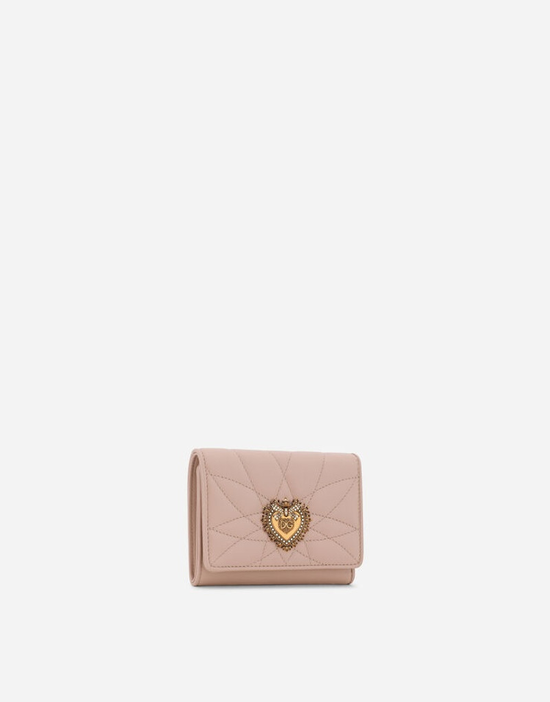 Dolce & Gabbana Small Devotion wallet in quilted nappa leather outlook