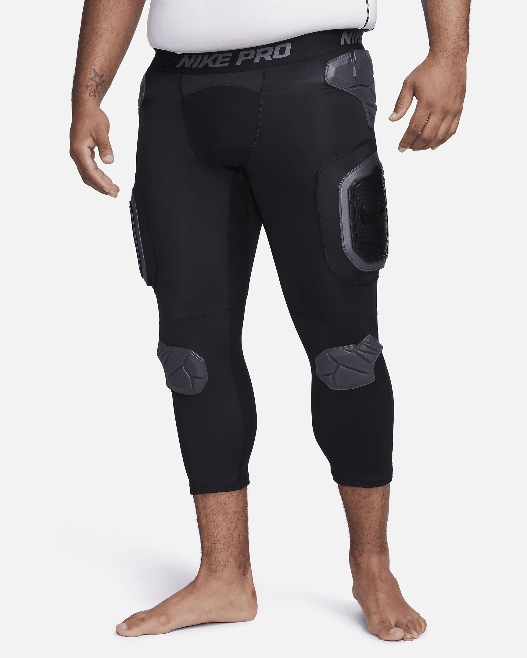 Nike pro combat 3/4 tights best sale