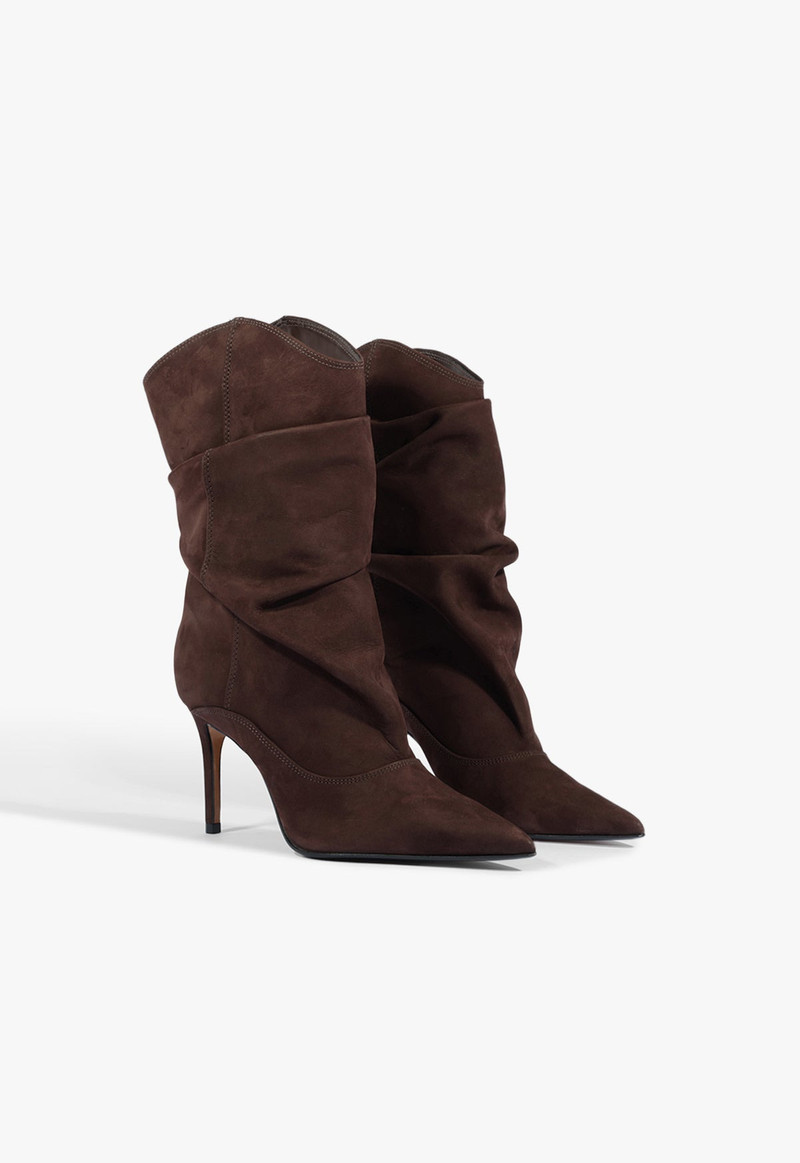 SCHUTZ Maryana Slouch Nubuck Bootie outlook