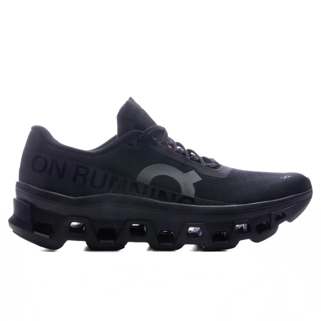 WOMEN'S CLOUDMONSTER 1 - BLACK/BLACK - 1