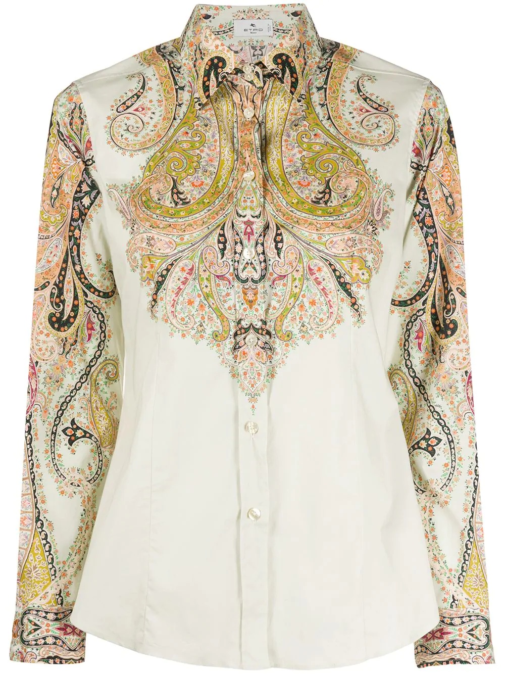 paisley print shirt - 1