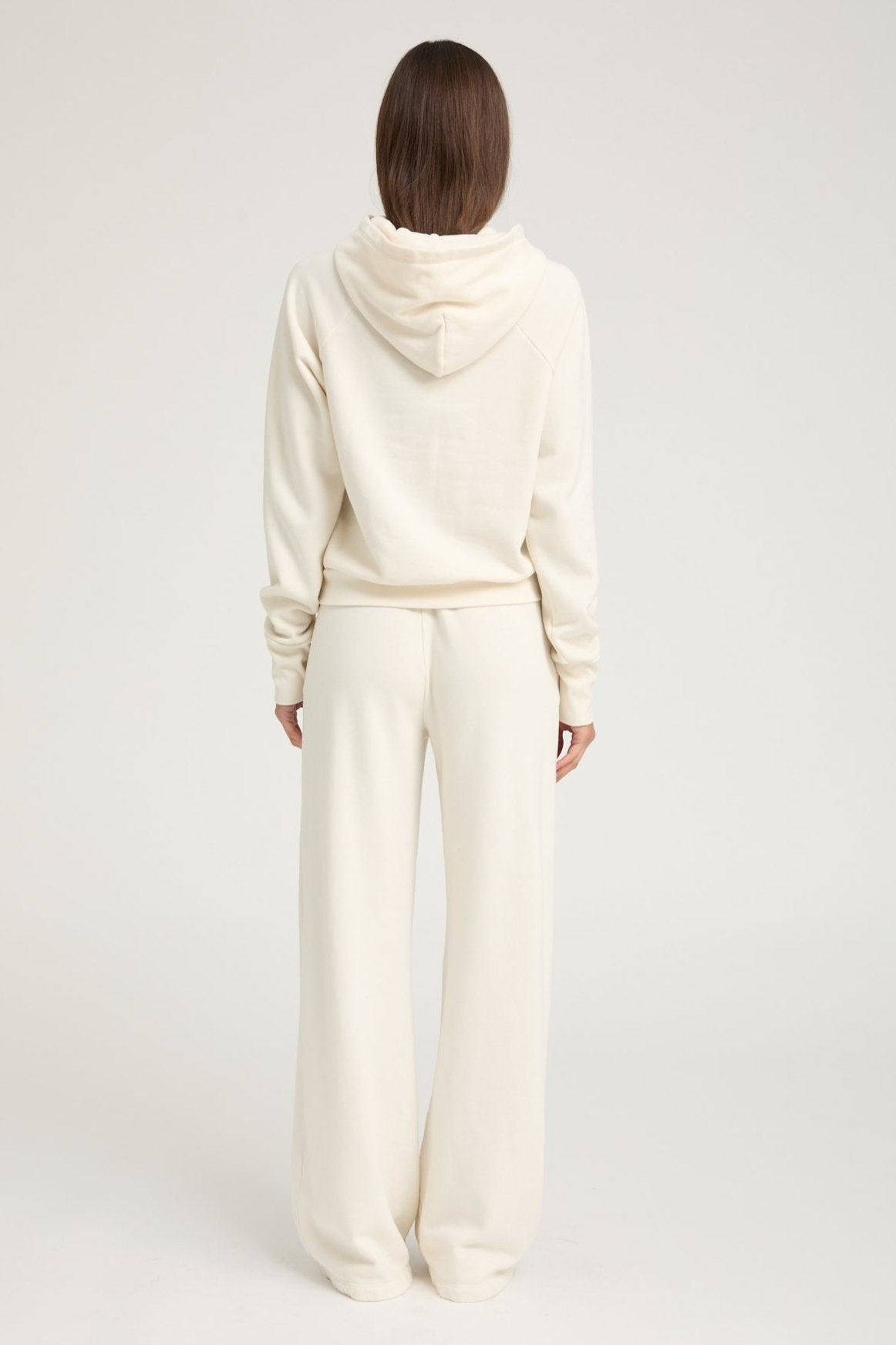 CREME SHRUNKEN HOODIE - 3