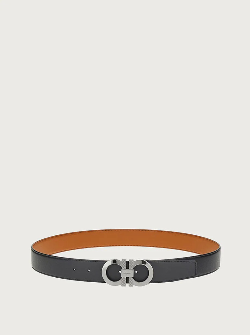 FERRAGAMO REVERSIBLE AND ADJUSTABLE GANCINI BELT outlook