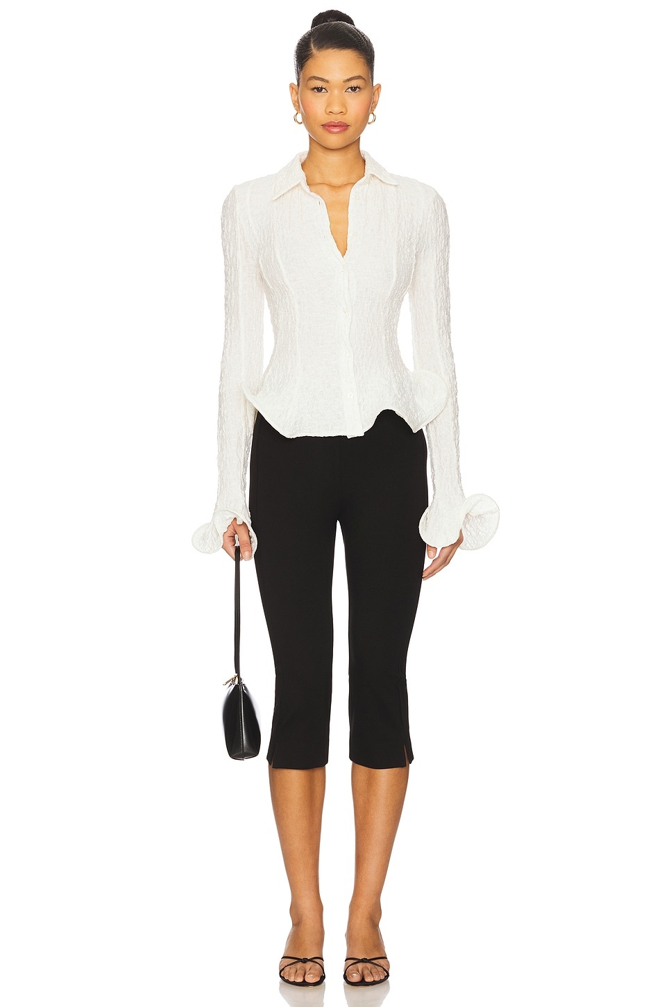 Undone Button Up Shirt - 4