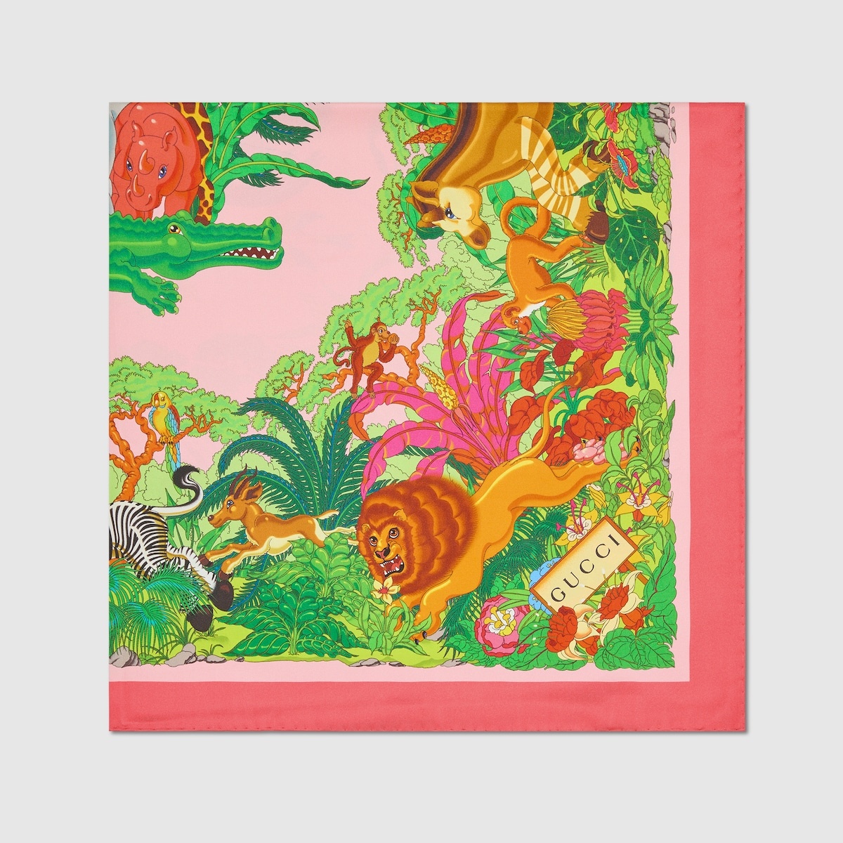 90 x 90 project printed silk carré - 2