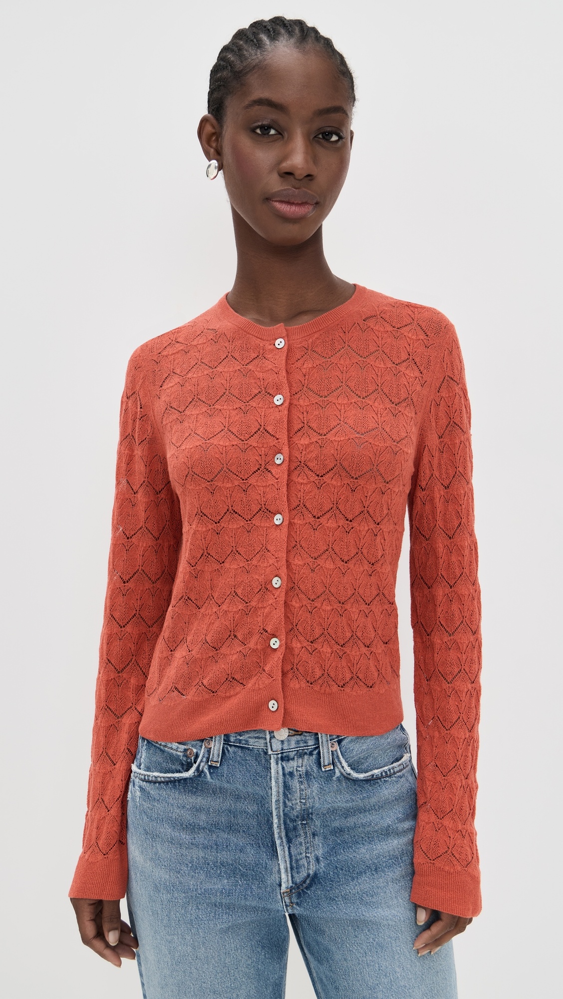 Lace Stitch Cardigan - 6