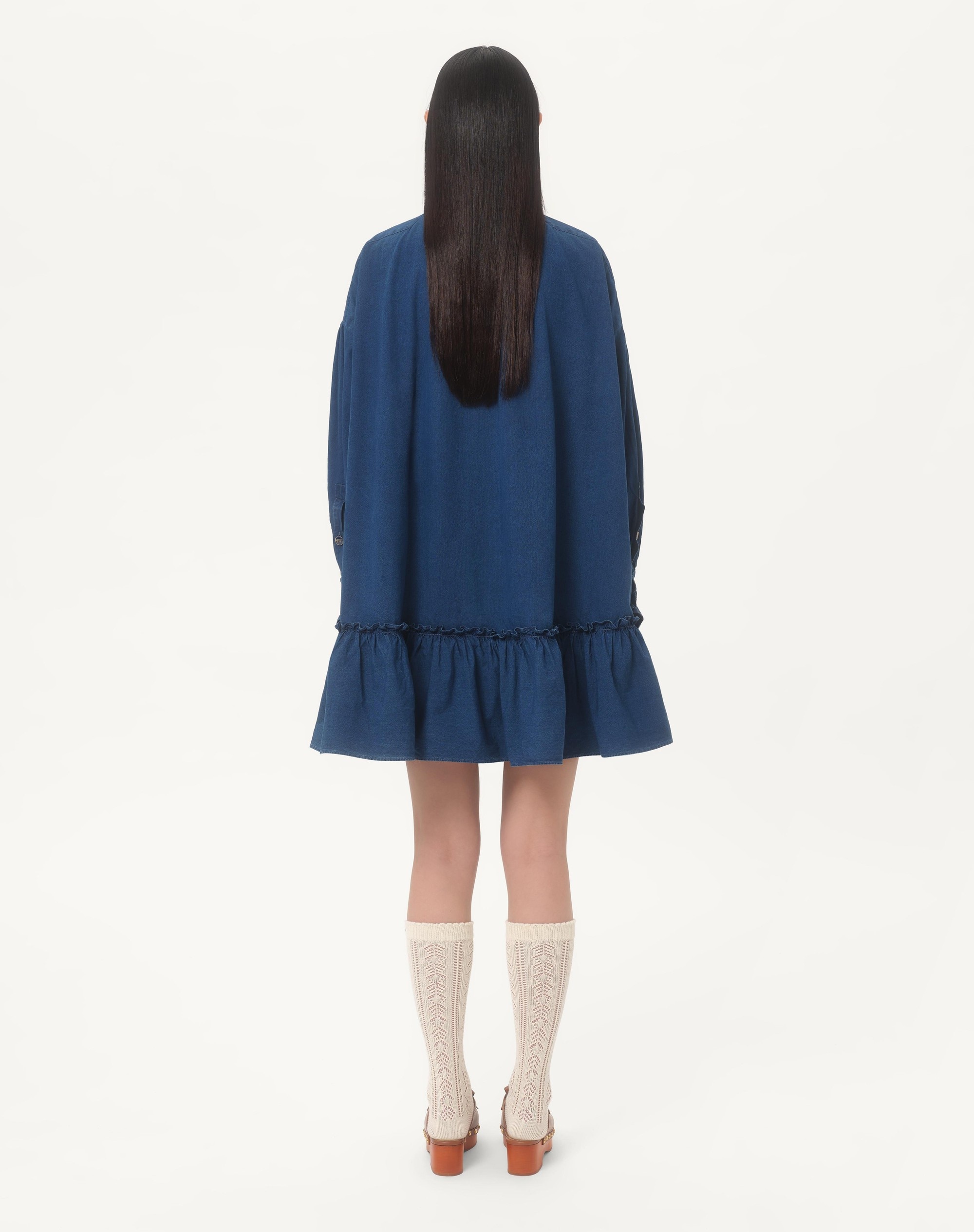 LIGHTWEIGHT DENIM DRESS - 7