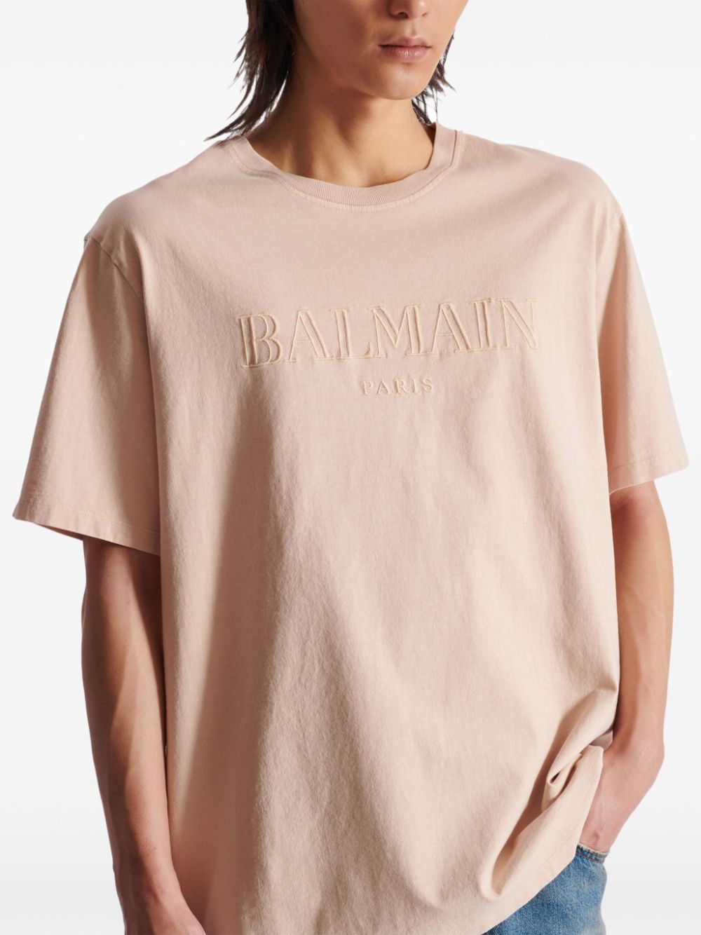 vintage-logo-embroidered t-shirt - 6