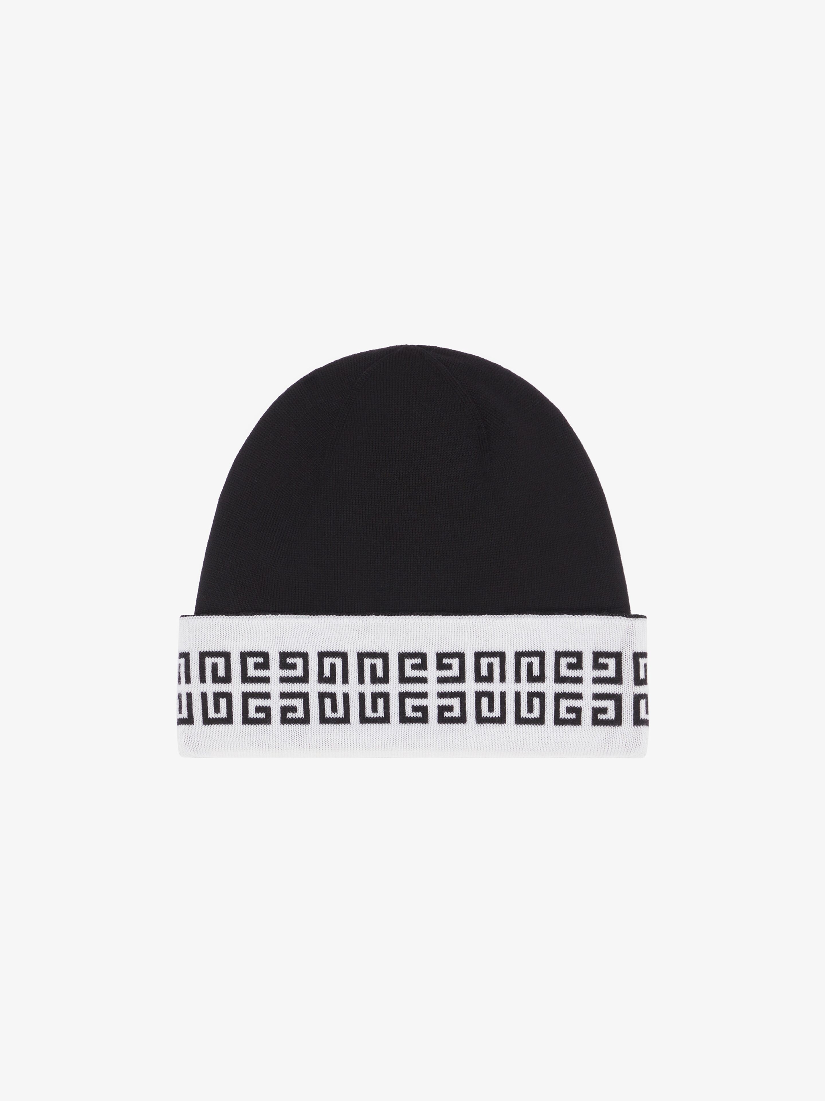 GIVENCHY 4G DOUBLE SIDED BEANIE IN WOOL - 1
