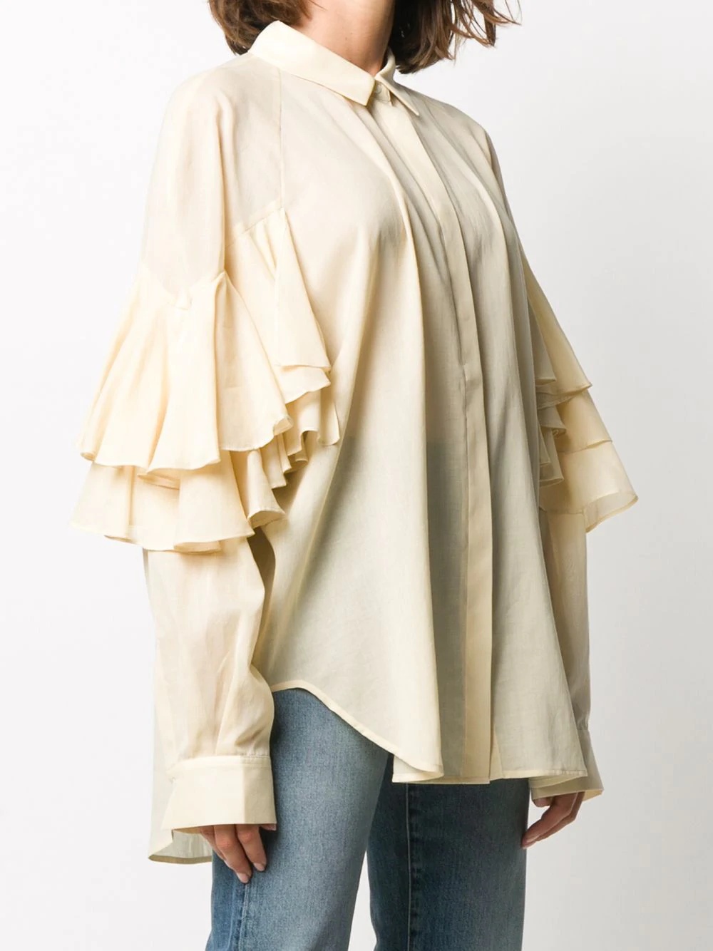 ruffle sleeve blouse - 3