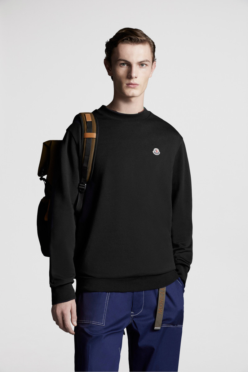 Moncler Logo Patch Cotton Sweatshirt outlook