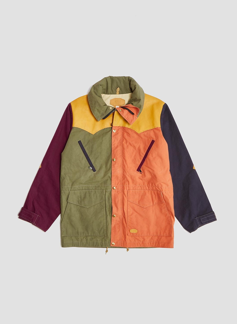 Rocky Mountain Featherbed x Nigel Cabourn Mountain Parka Dry Wax in Multicolour 1