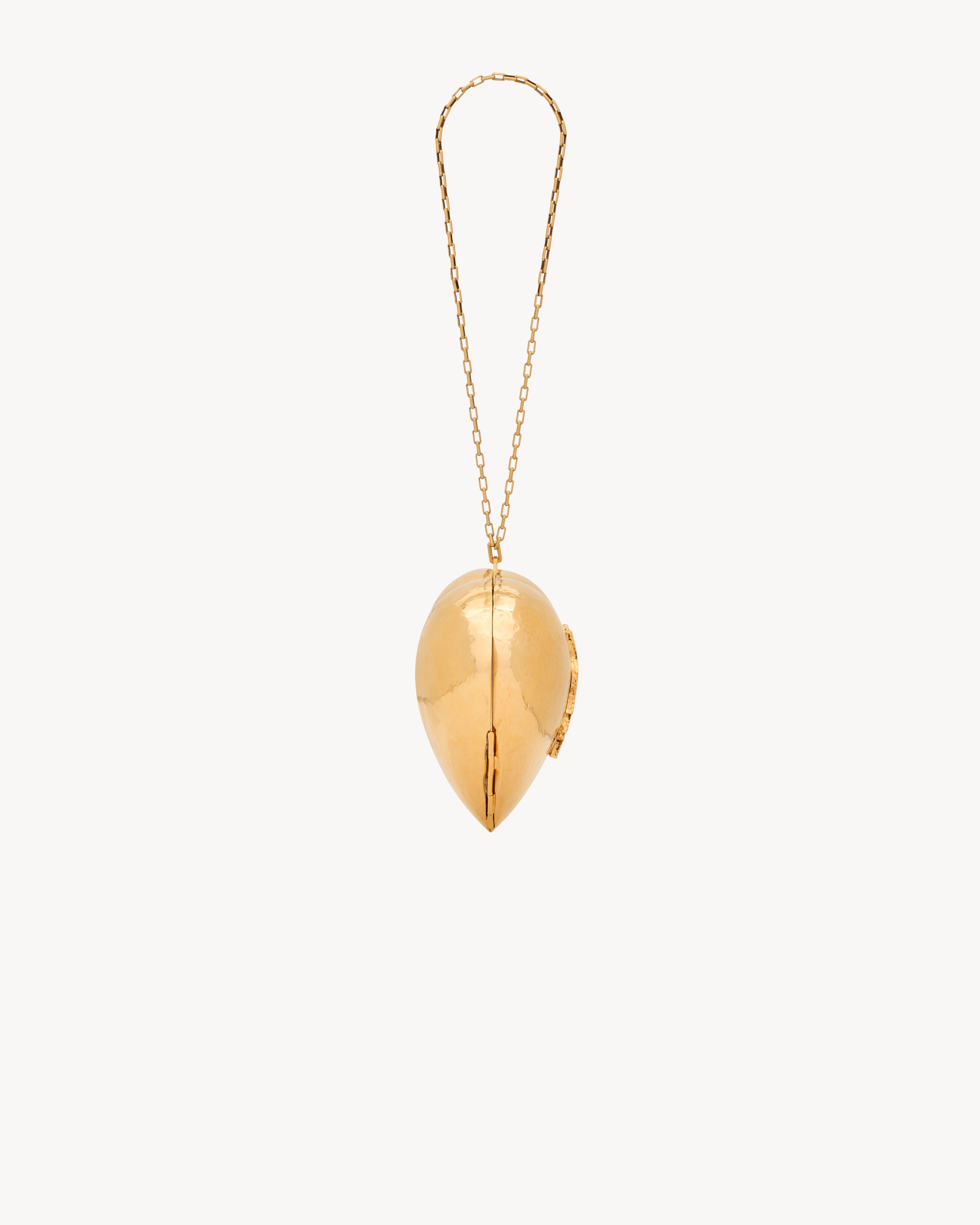 EVENING MINI HEART MINAUDIÈRE IN BRASS - 3