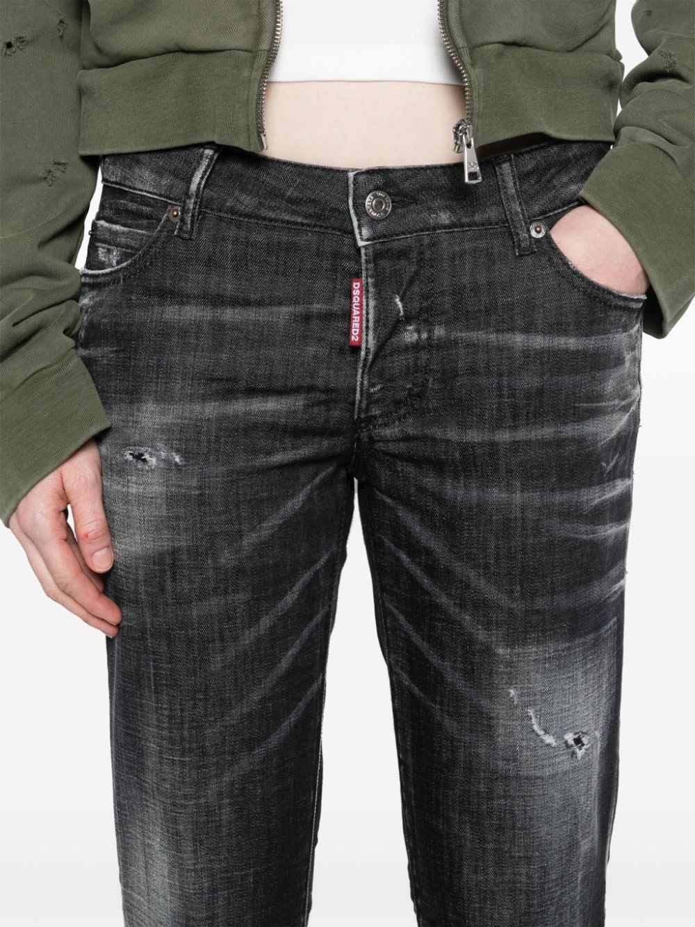 Jennifer low-rise skinny jeans - 5