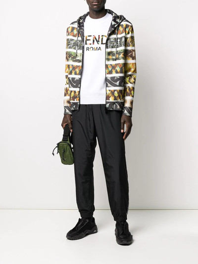 FENDI printed logo sweatshirt outlook