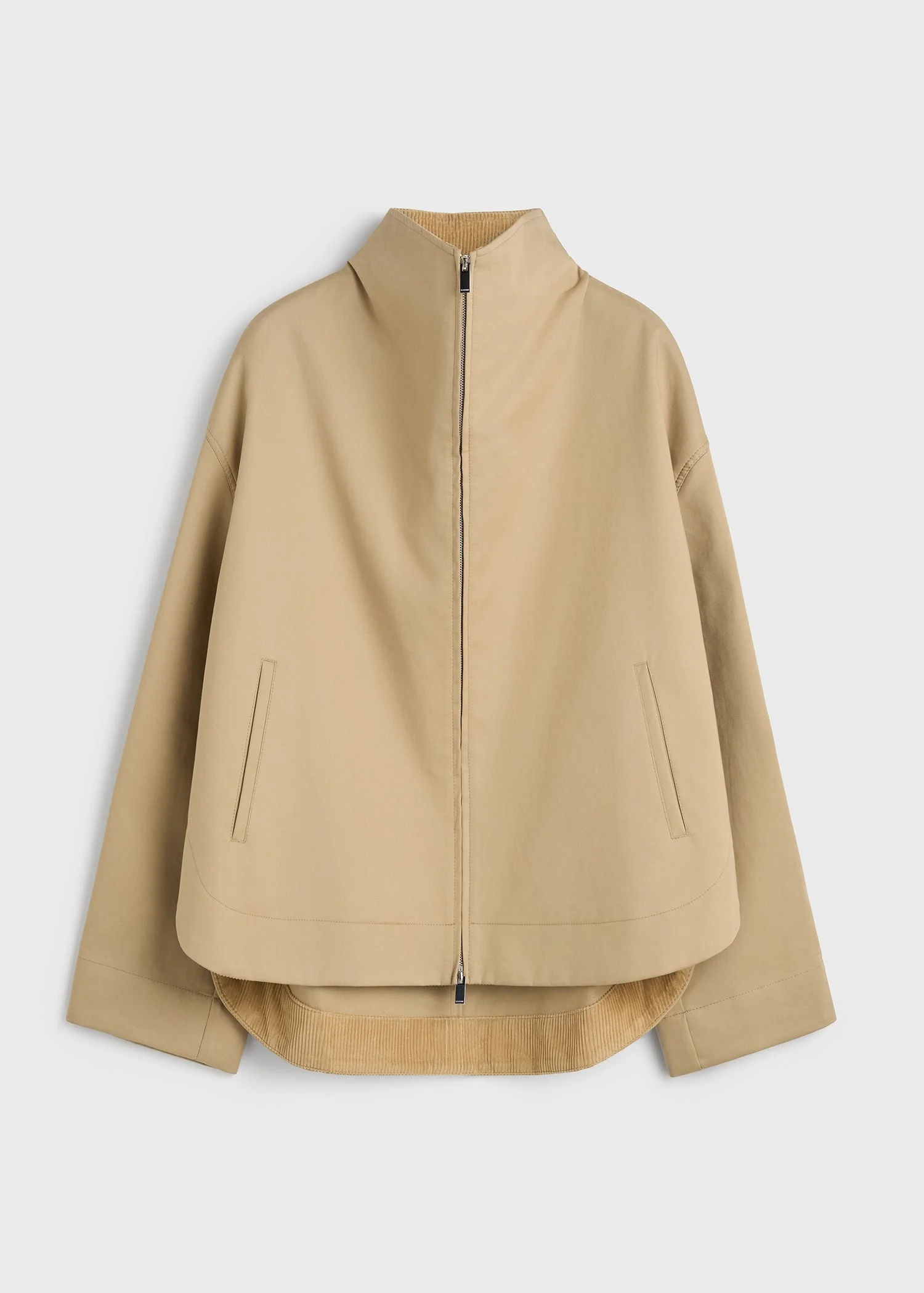 Zipped country jacket fawn - 1