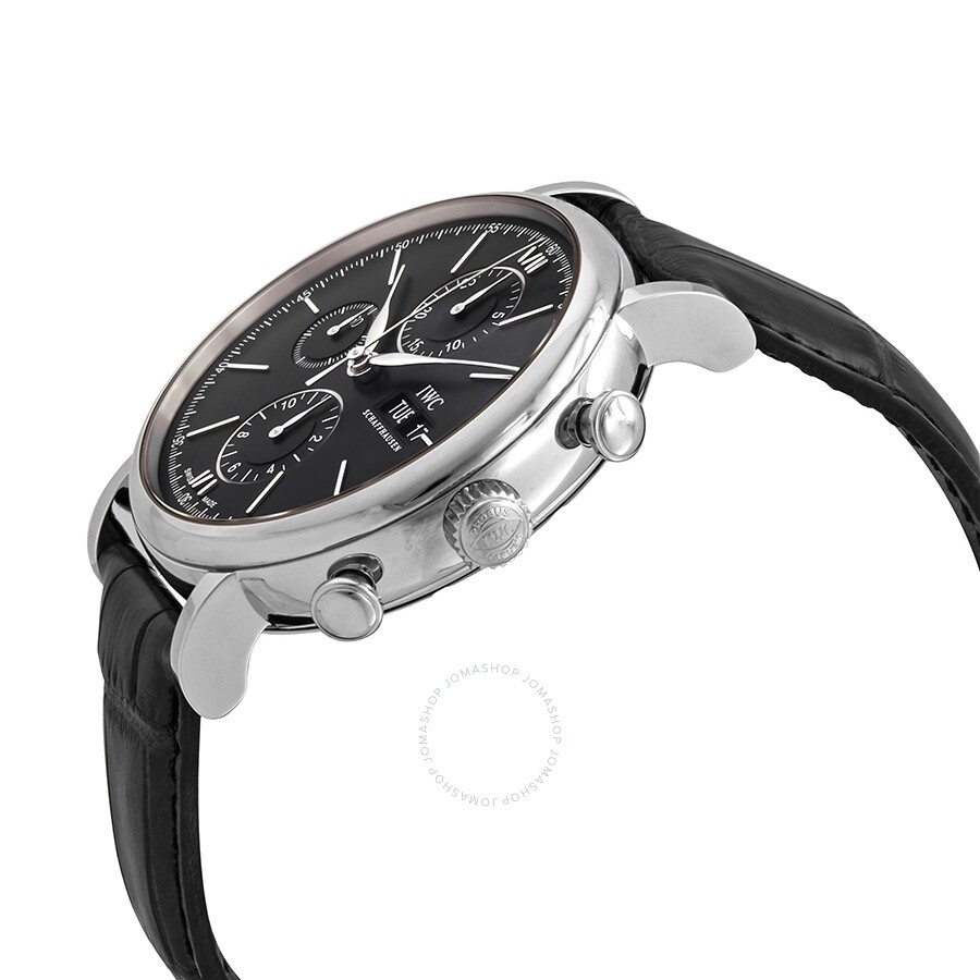 IWC Portofino Chronograph Automatic Black Dial Men's Watch 3910-29 - 2