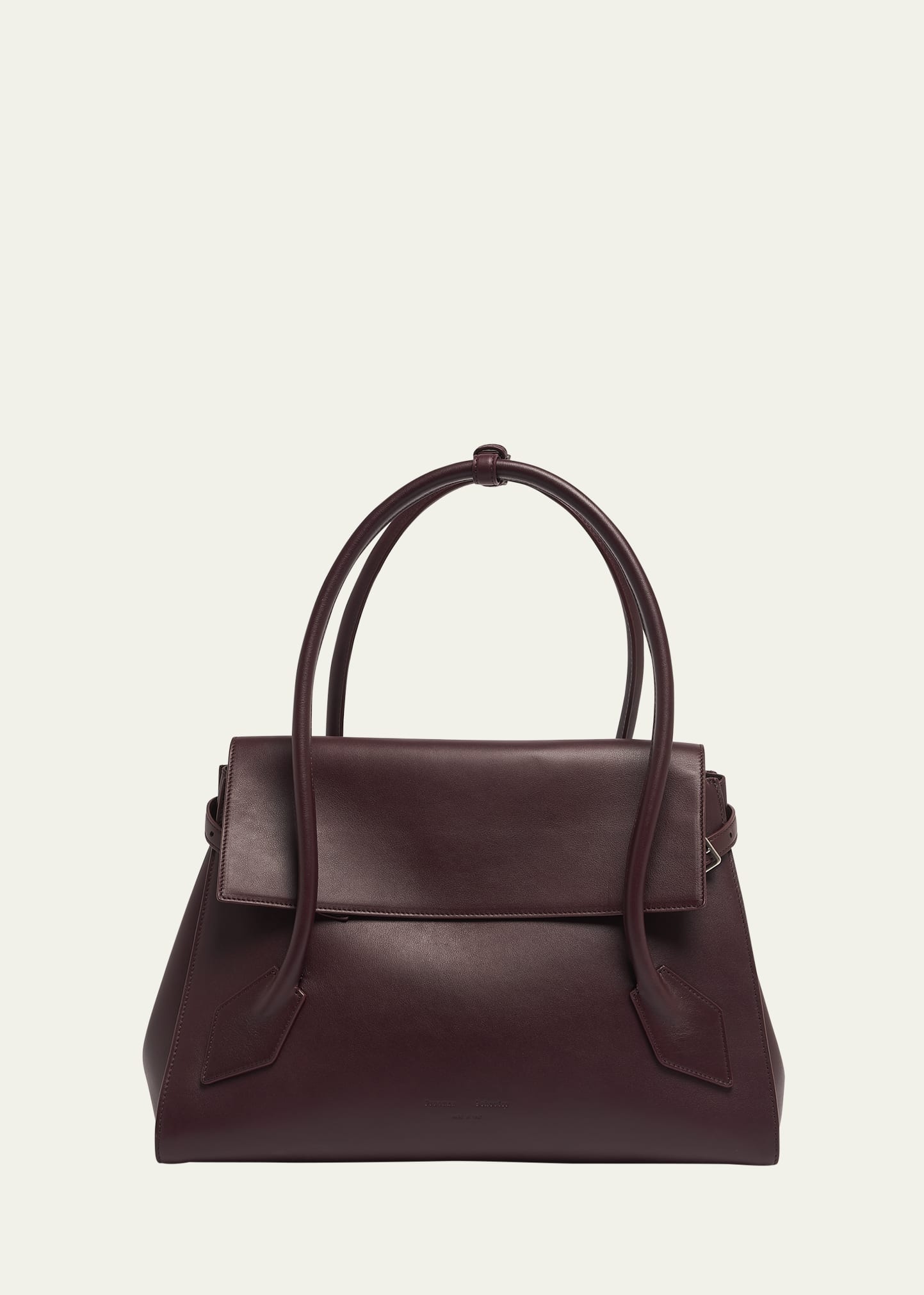 Tate Calf Leather Top-Handle Bag - 1