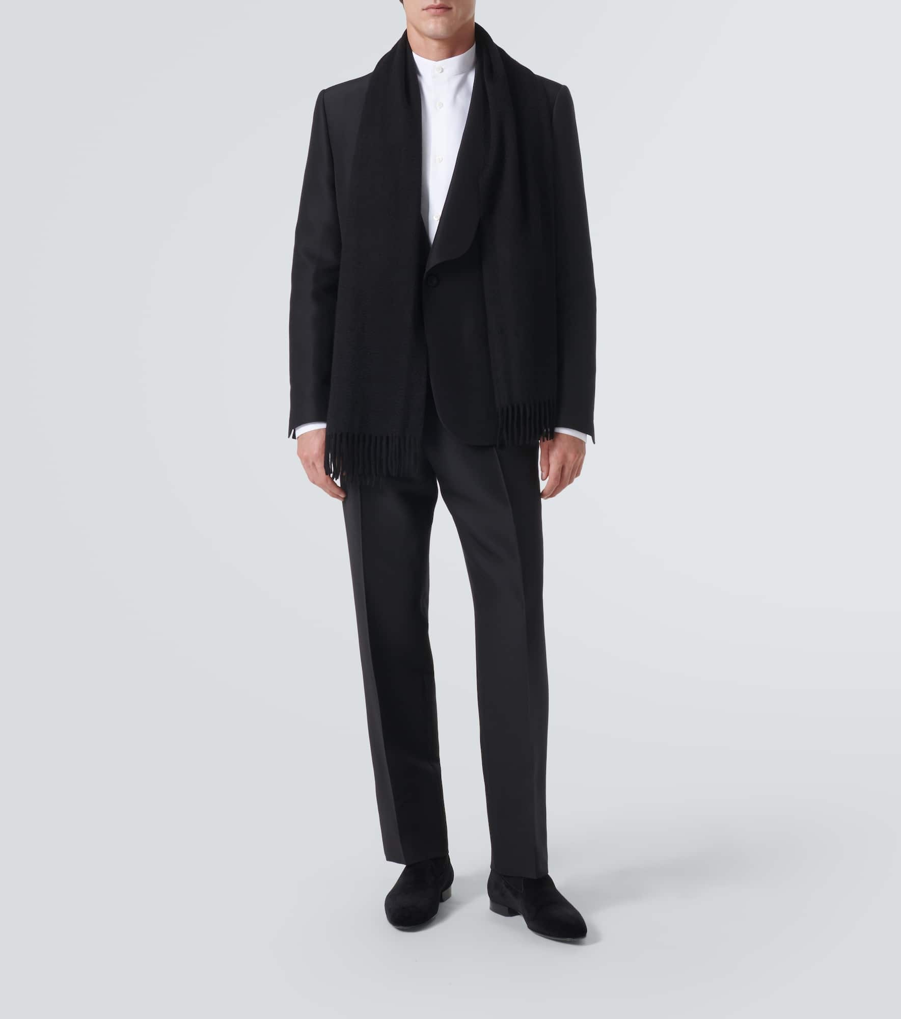 Wool and silk suit pants - 2