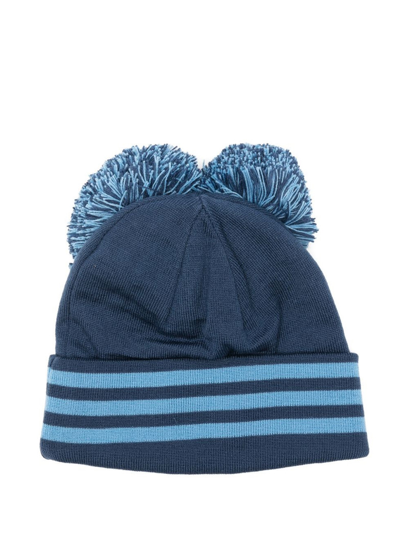 adidas x Avavav pom pom-detail ribbed beanie hat outlook
