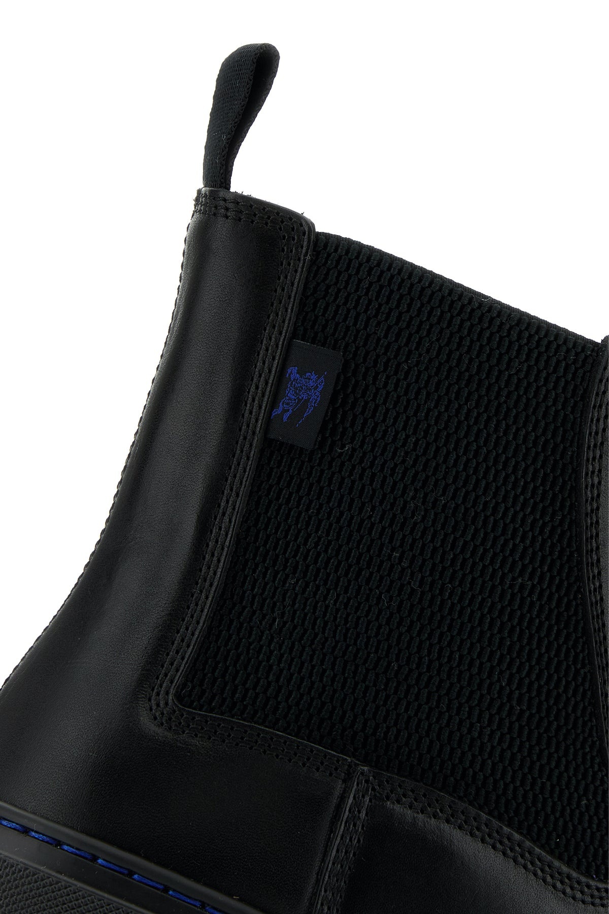 Black leather ankle boots - 4