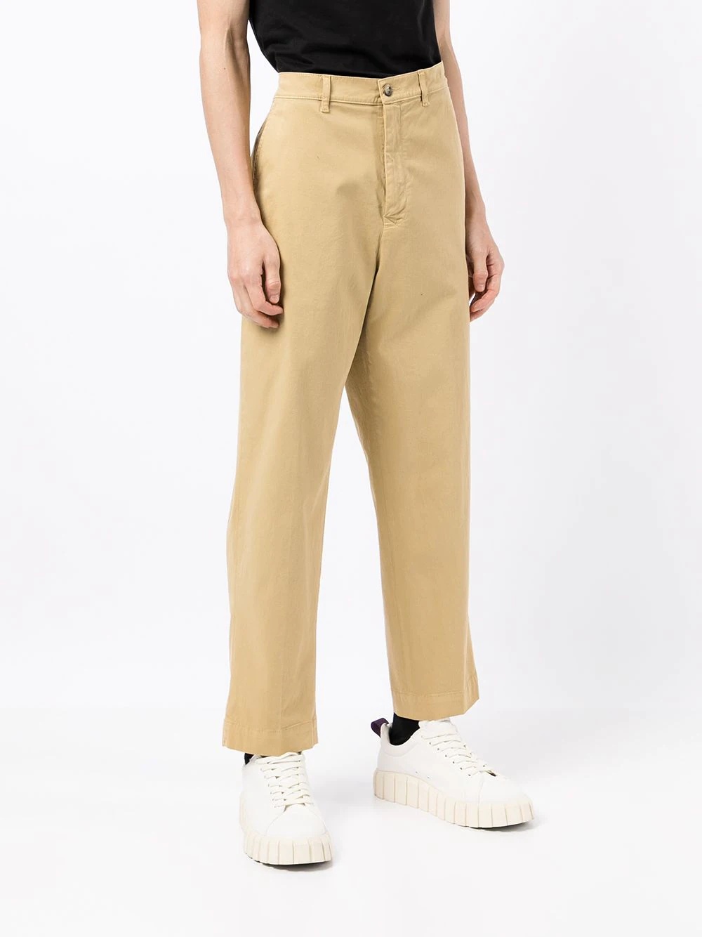 stretch-cotton trousers - 3