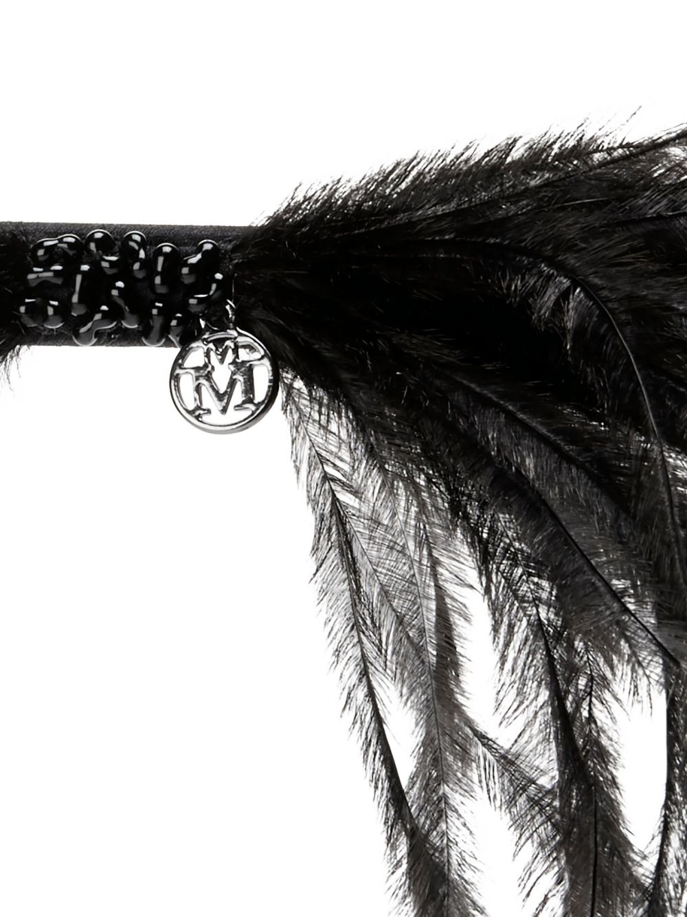 feather beaded hair accessory - 2