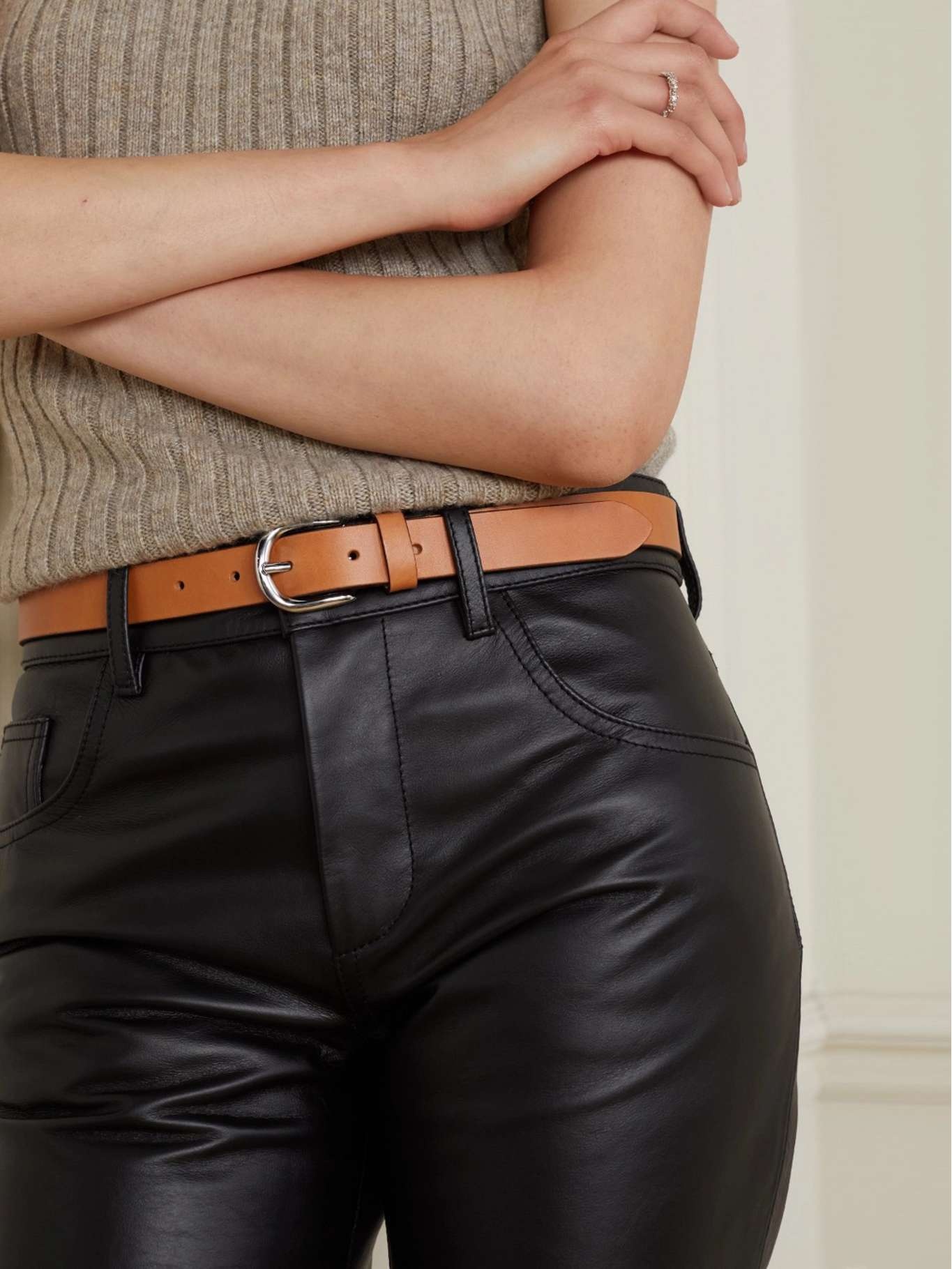 Zap leather belt - 2