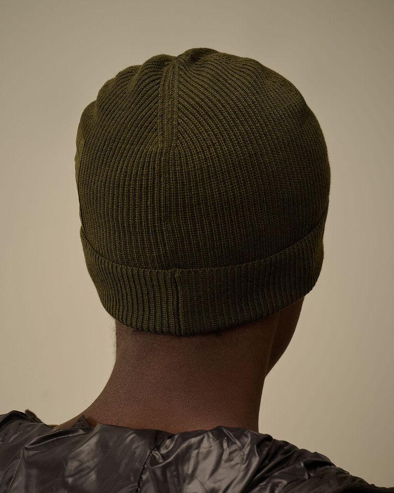 Extrafine Merino Wool Zip Pocket Beanie 3