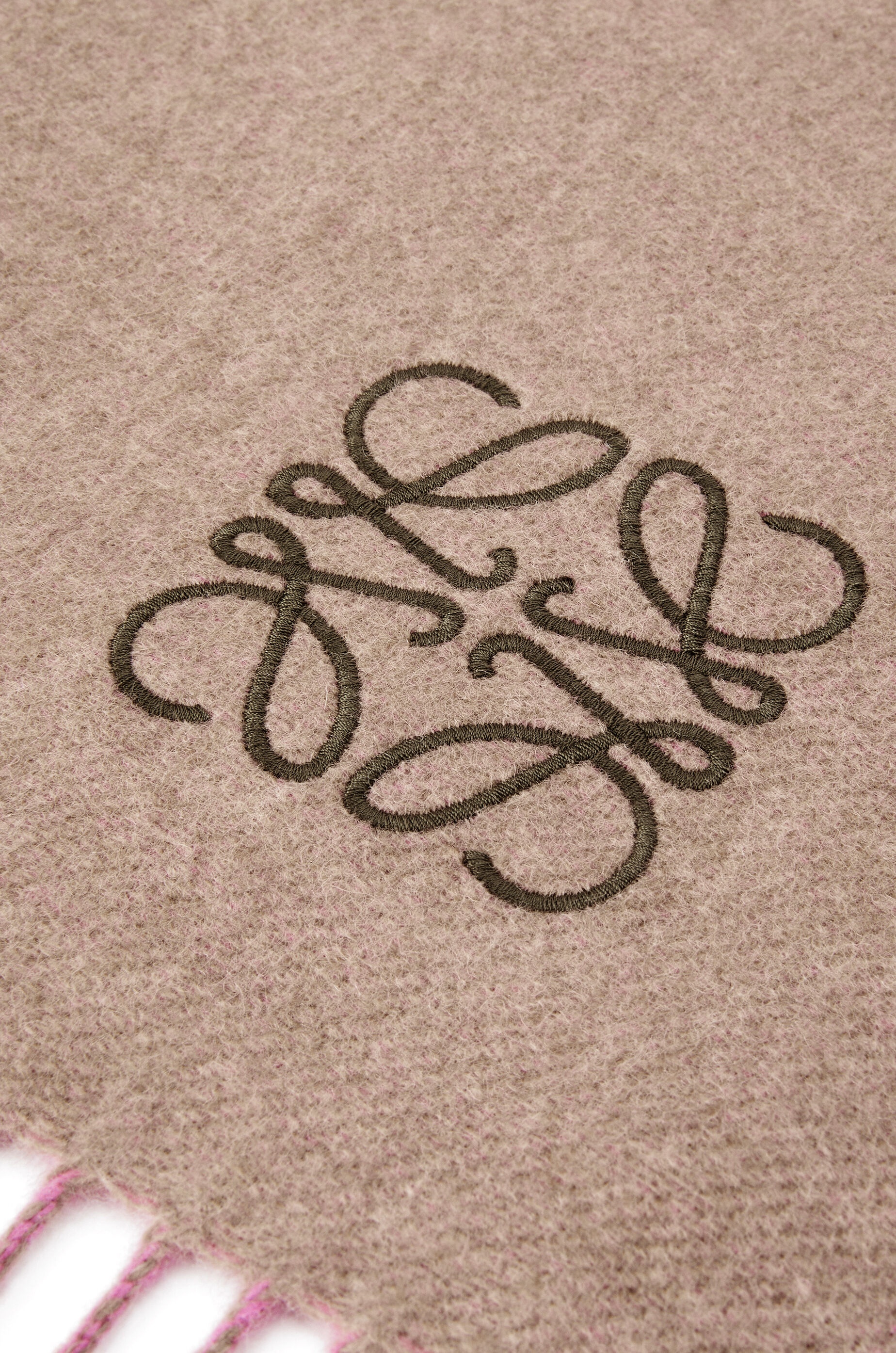 Bicolour scarf in wool and cashmere - 6