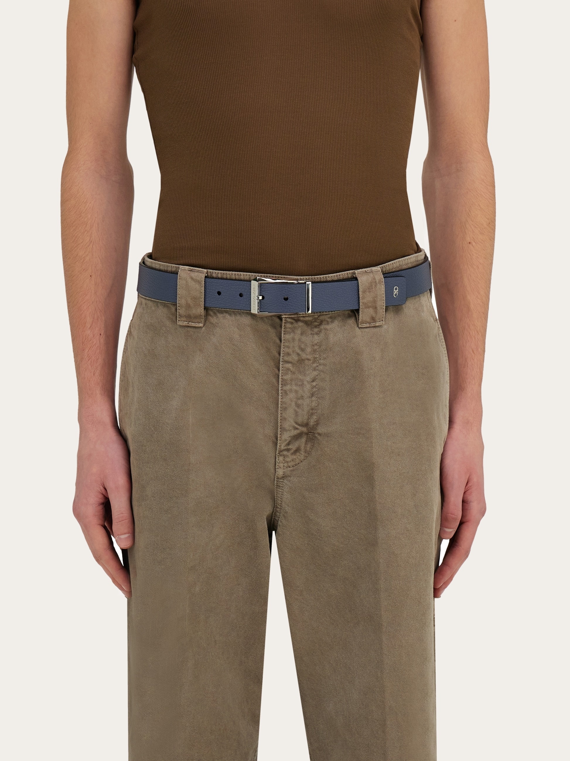 Adjustable Gancini belt - 4