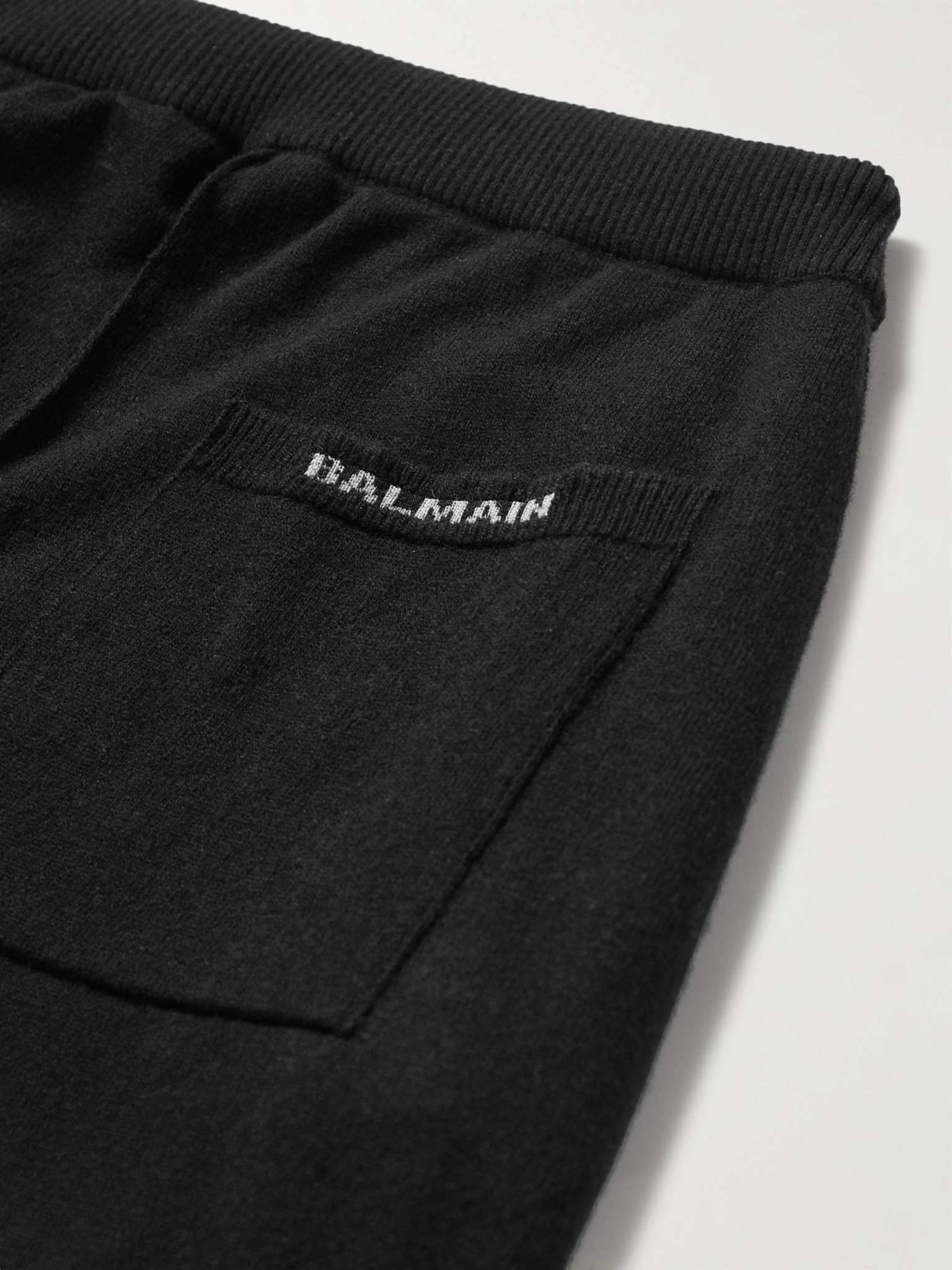 Logo-Intarsia Wool and Cashmere-Blend Sweatpants - 5