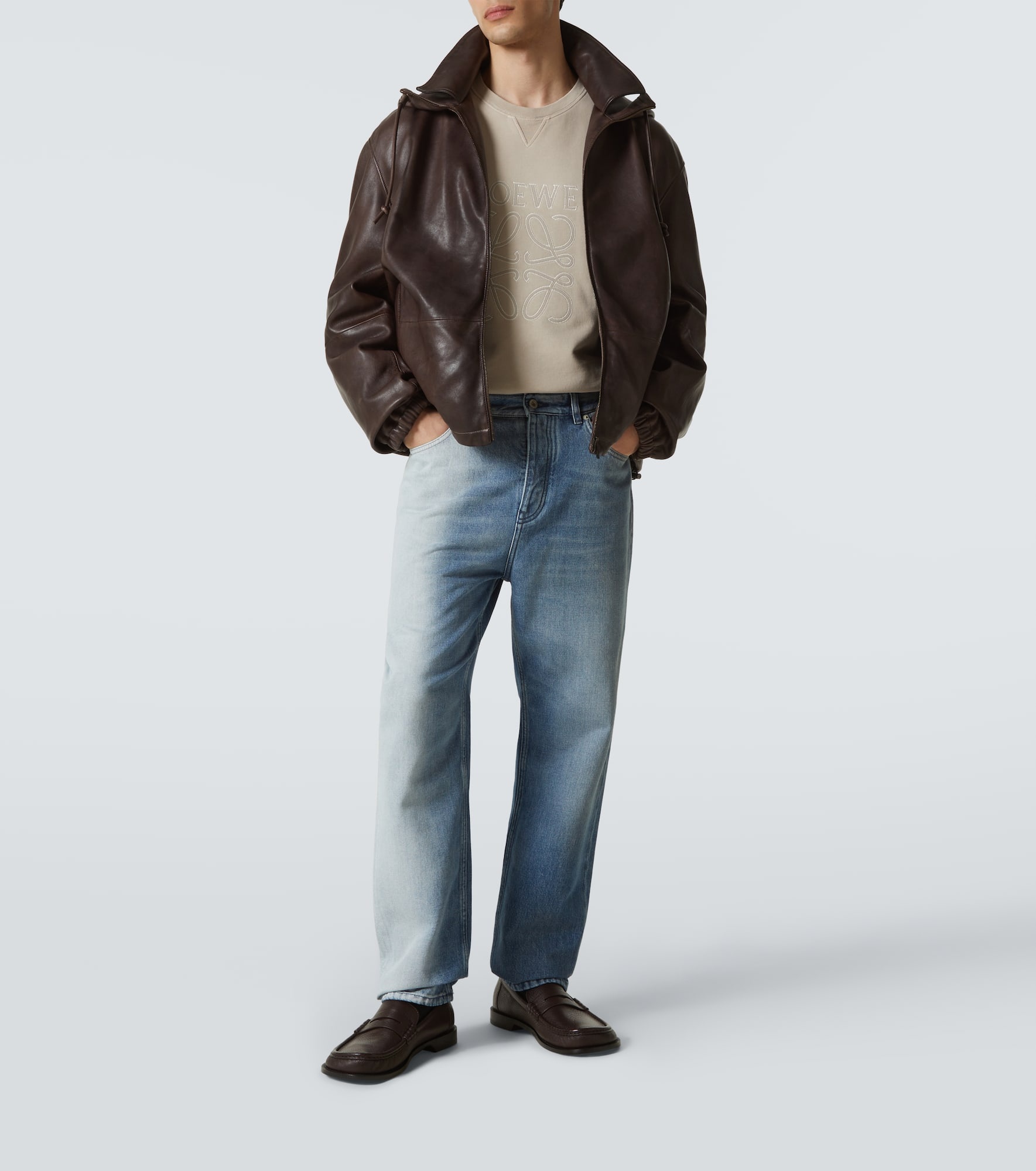 Faded straight jeans - 2