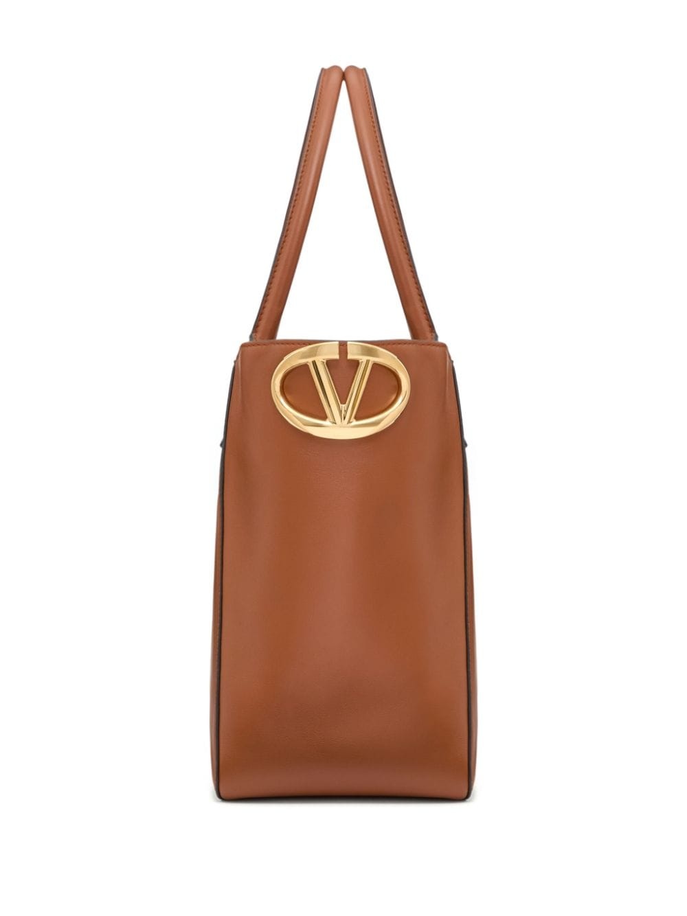 Vlogo side small leather tote bag - 5