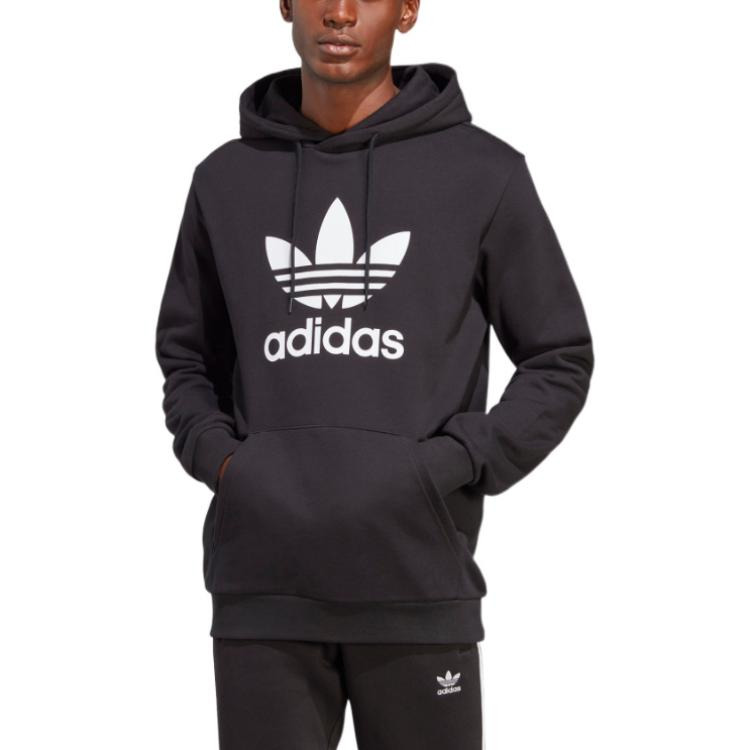 adidas originals Adicolor Classics Trefoil Hoodie 'Black' IA4883 - 3