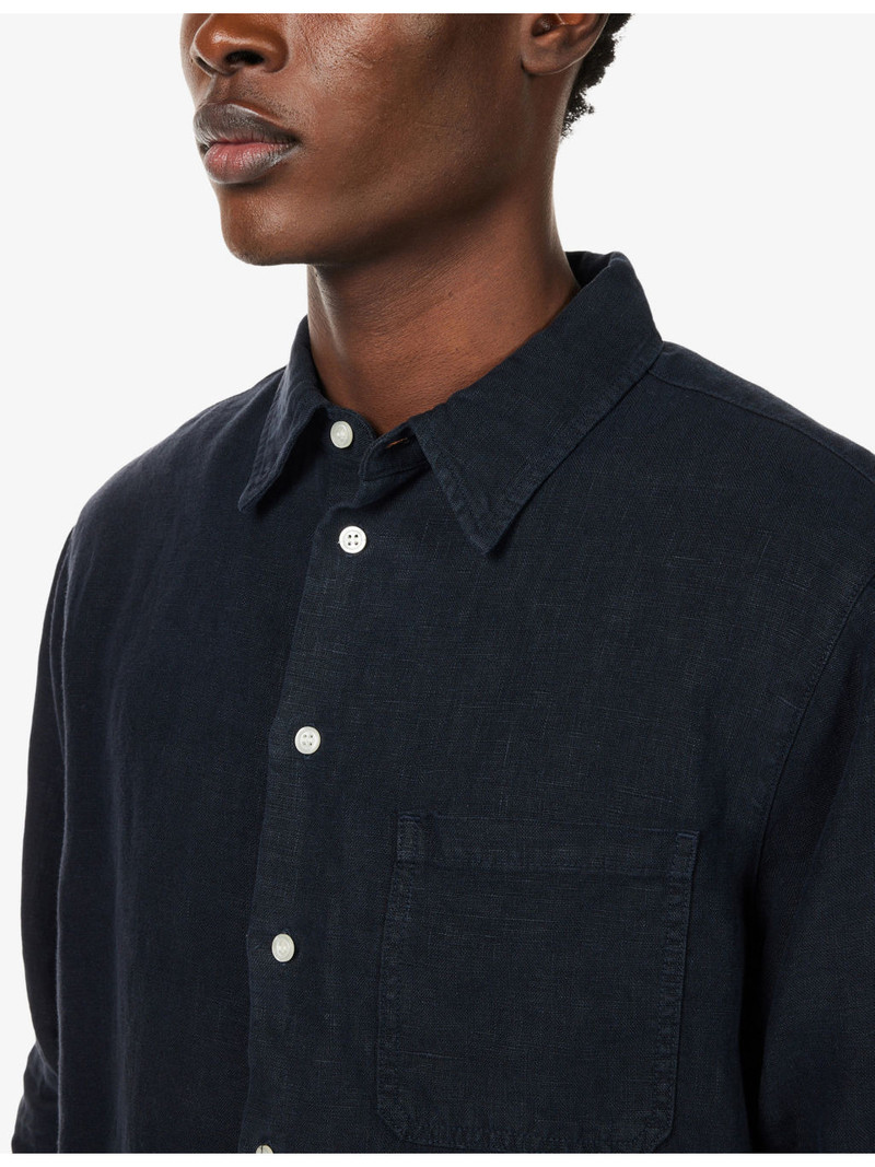 Cairo Patch-Pocket Linen Shirt 5