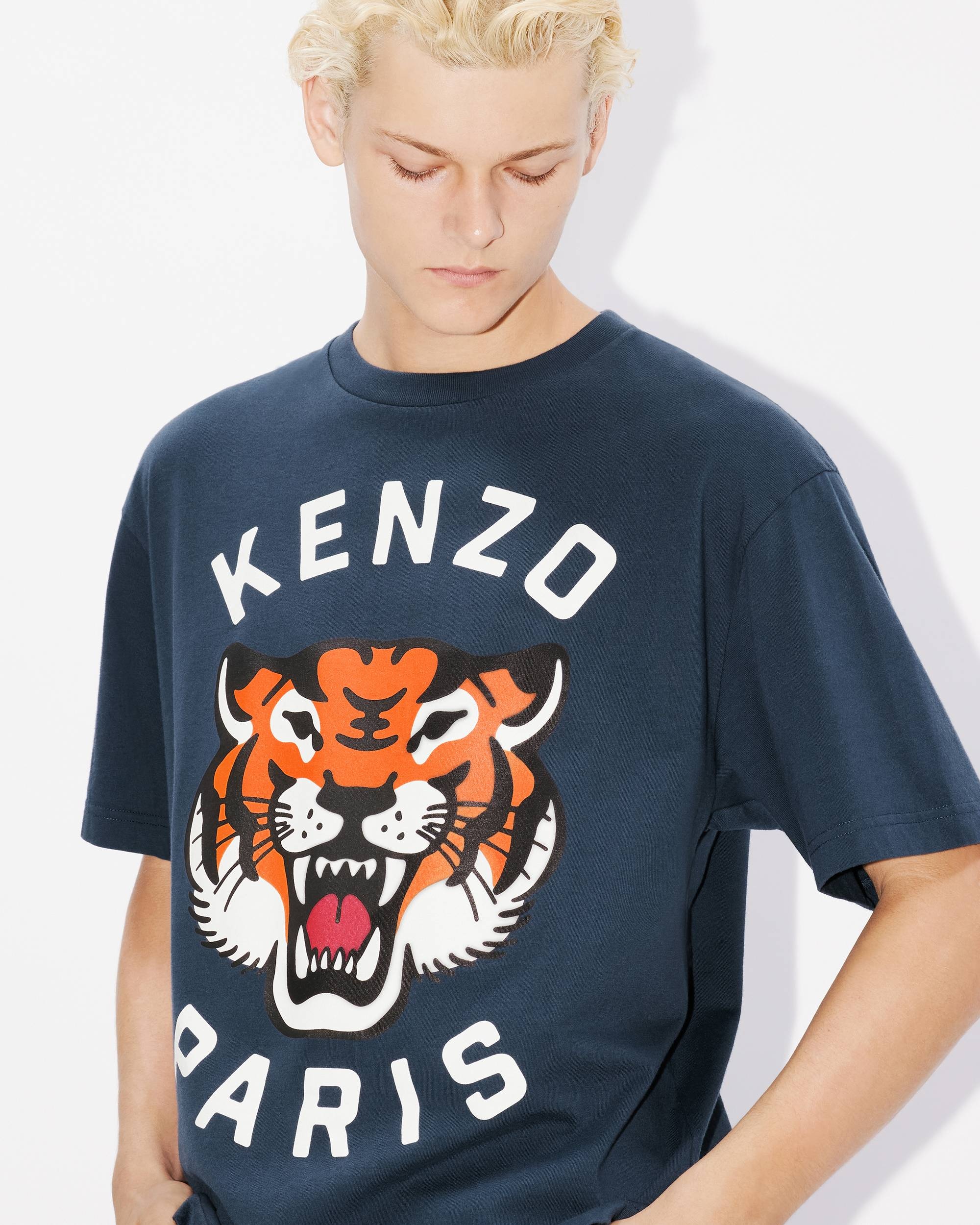 'KENZO Lucky Tiger' oversized genderless T-shirt - 12